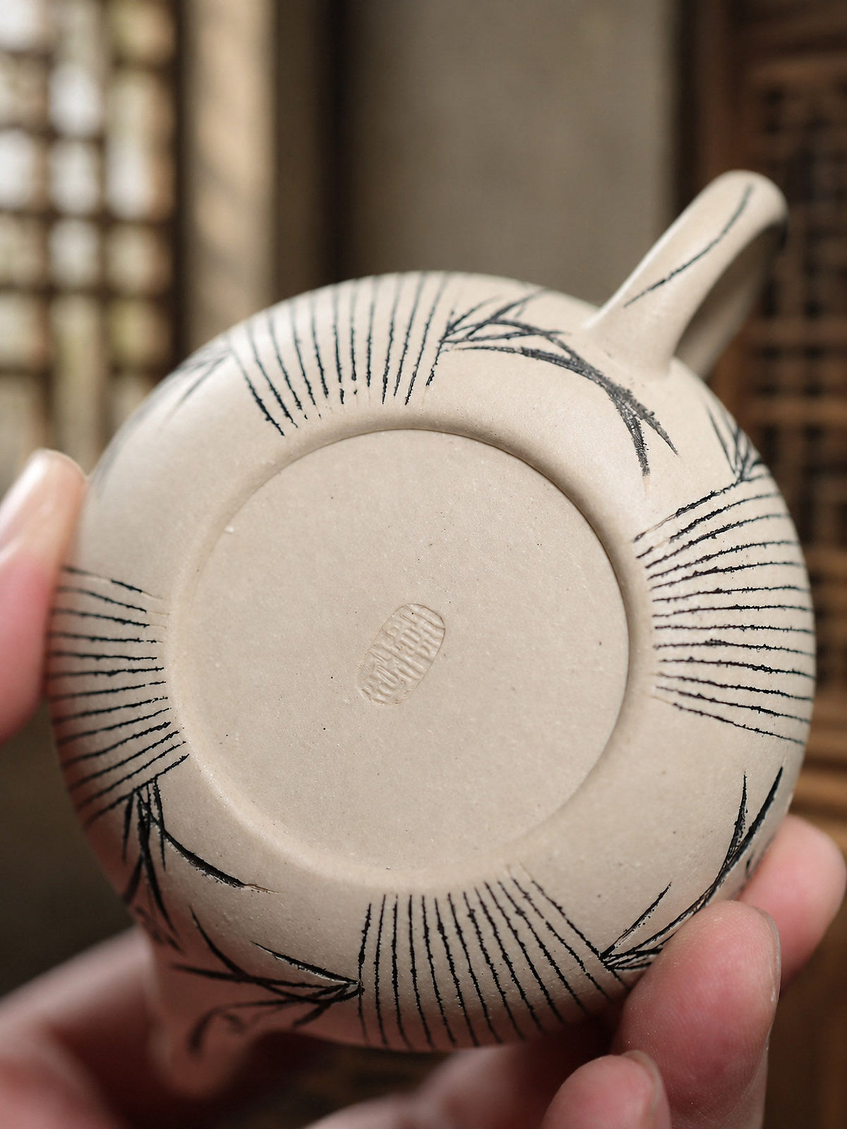 Handmade Aili Yixing Zisha Teapot – Baiyu Duanni Clay, 100ml