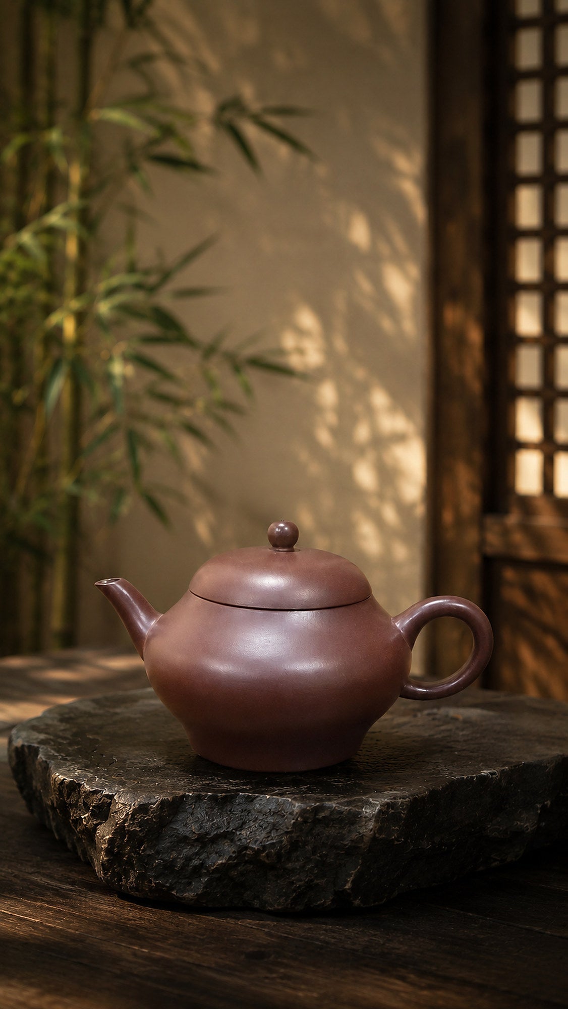 Handmade Pear-Shaped Yixing Zisha Teapot – Longxuesha Clay, 100ml