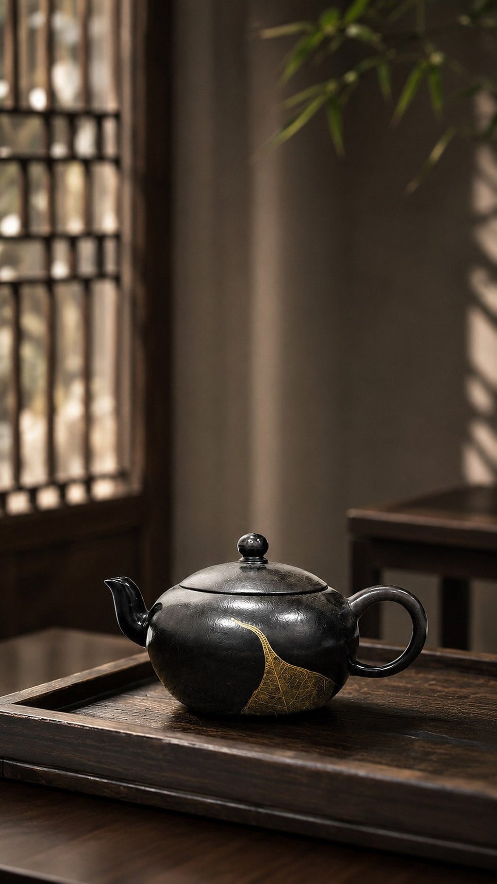 Pear-Shaped Yixing Zisha Teapot – Reduction-Fired Zhuni Clay, 90ml