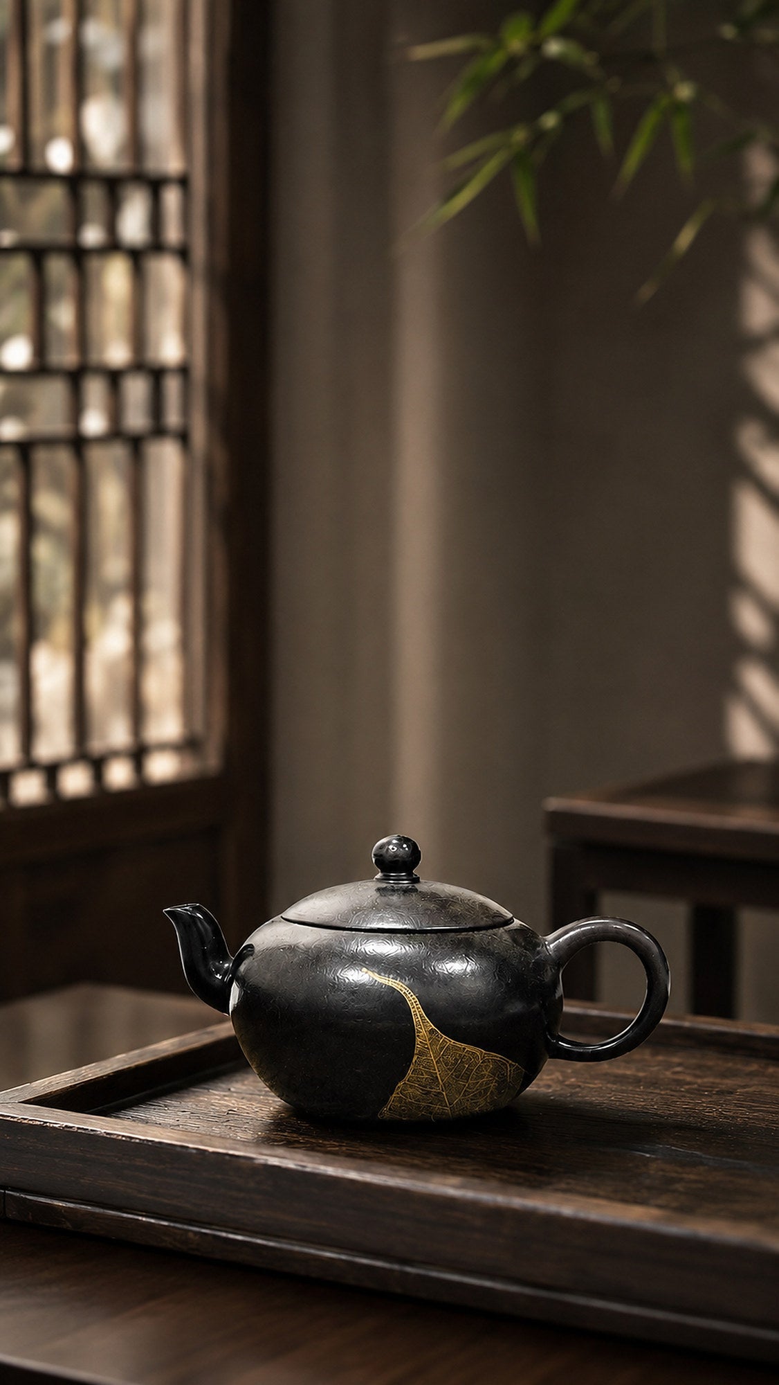 Pear-Shaped Yixing Zisha Teapot – Reduction-Fired Zhuni Clay, 90ml