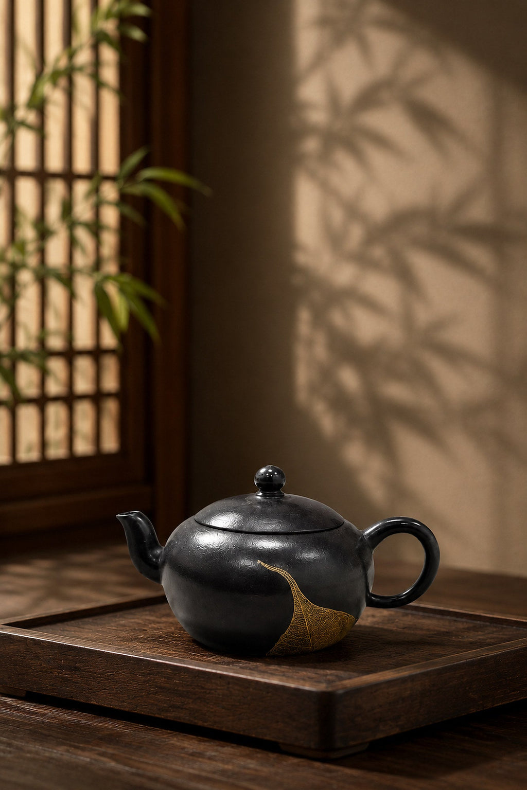 Pear-Shaped Yixing Zisha Teapot – Reduction-Fired Zhuni Clay, 90ml