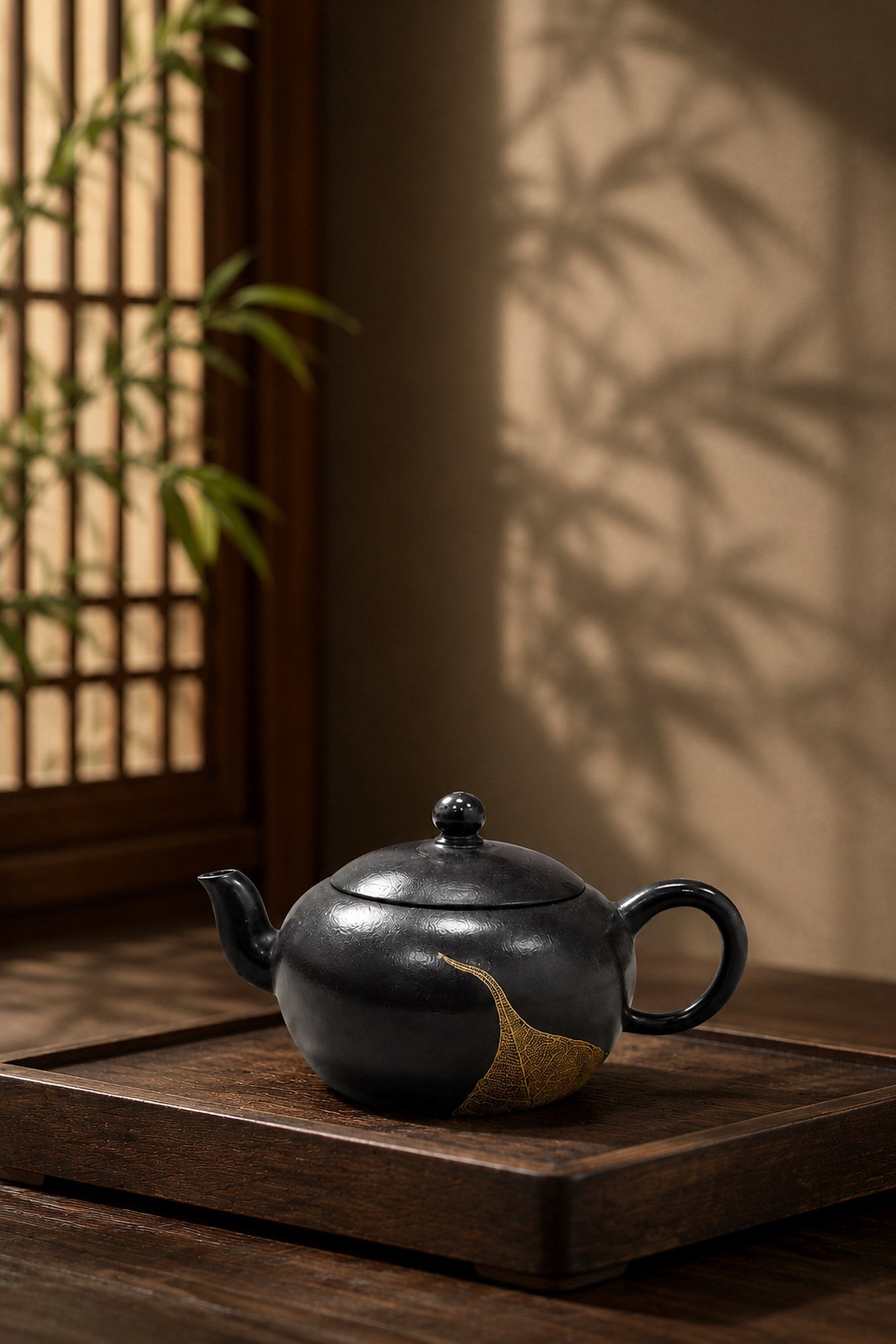 Pear-Shaped Yixing Zisha Teapot – Reduction-Fired Zhuni Clay, 90ml