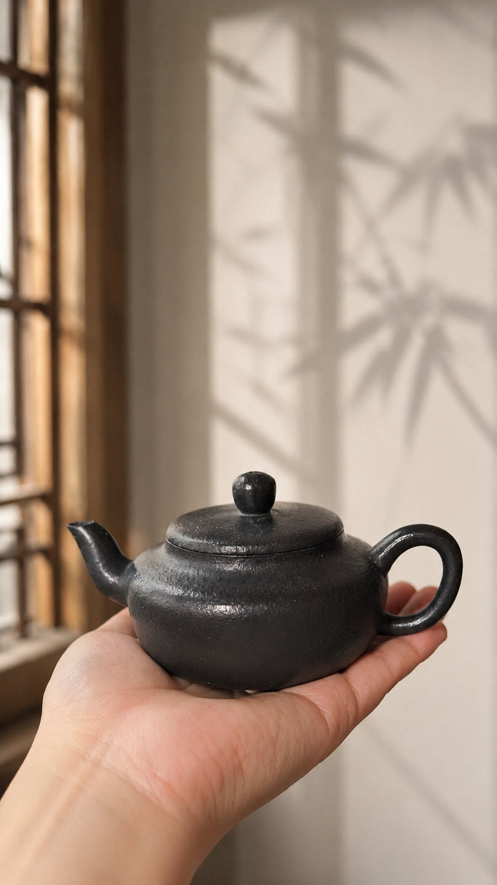 Pear-Shaped Yixing Zisha Teapot – Reduction-Fired Zhuni Clay, 100ml