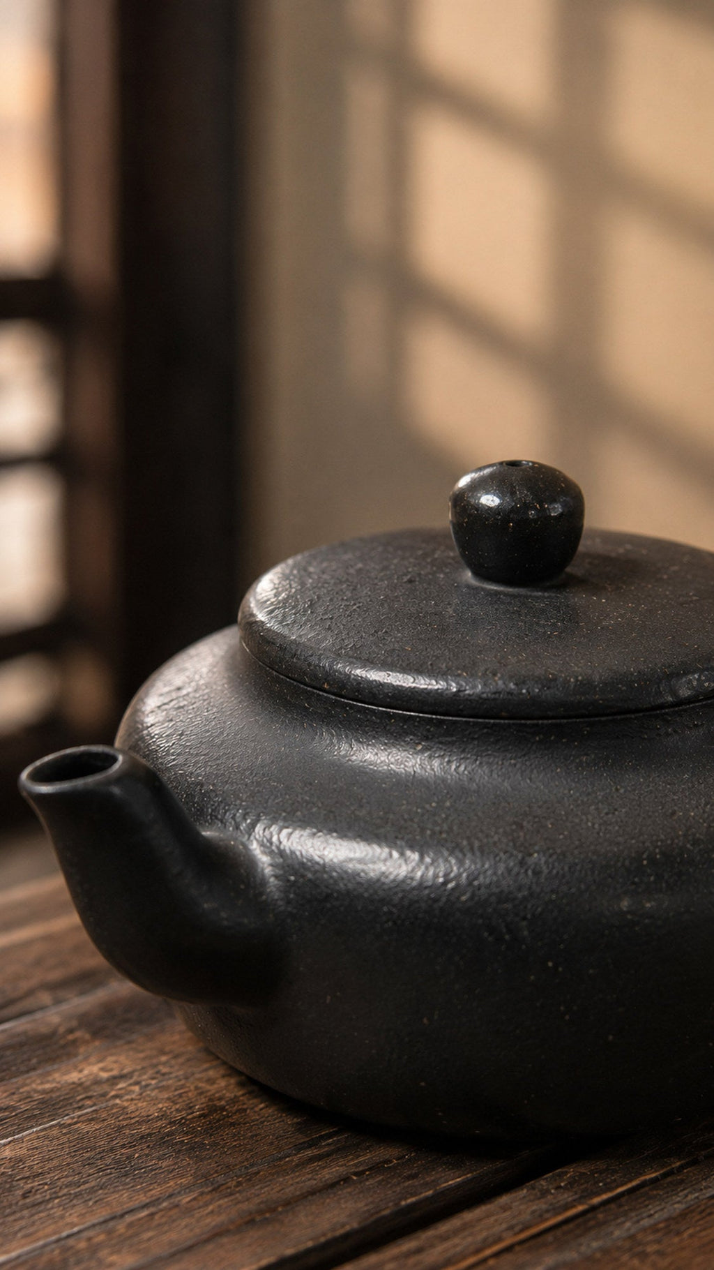 Pear-Shaped Yixing Zisha Teapot – Reduction-Fired Zhuni Clay, 100ml