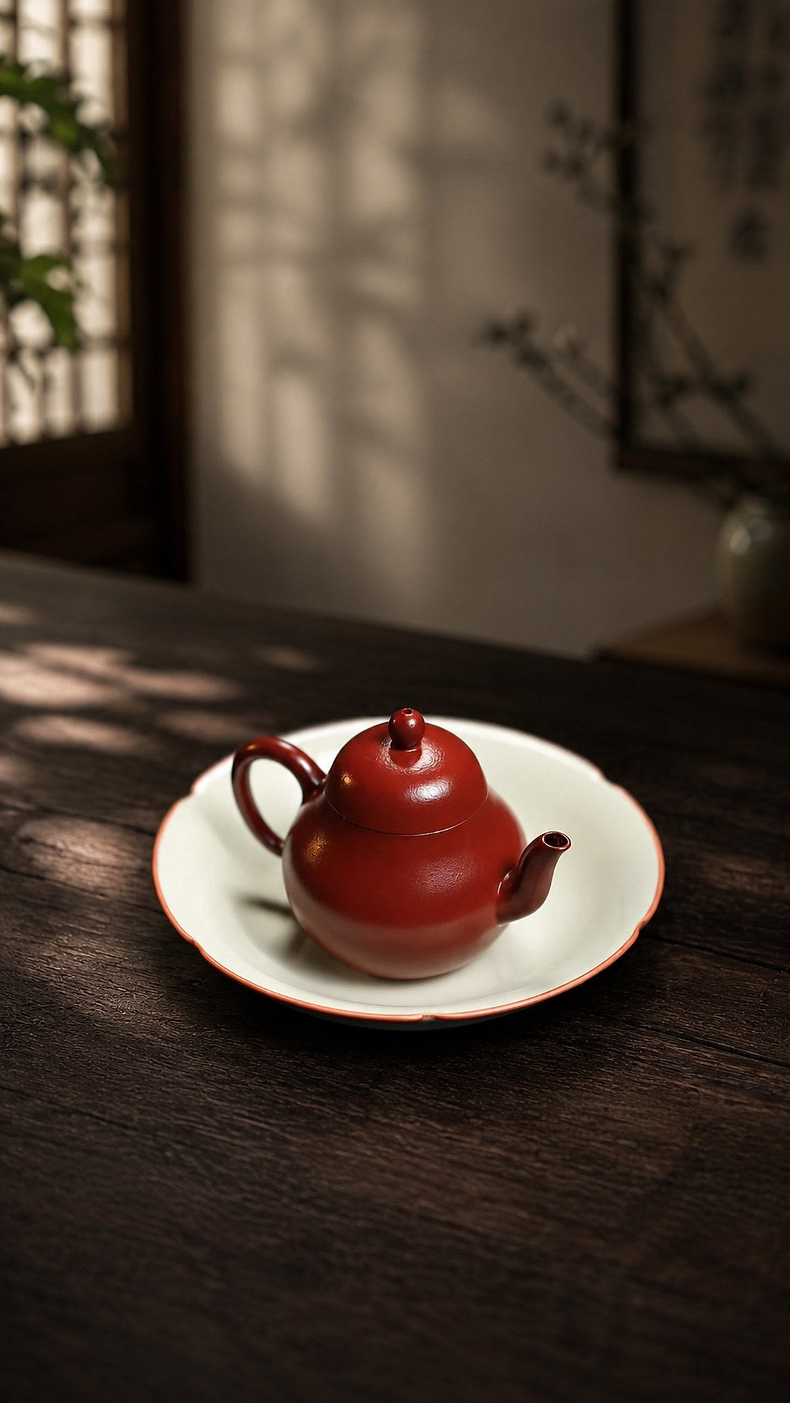 Handmade Pear-Shaped Yixing Zisha Teapot – Zhuni Clay, 120ml