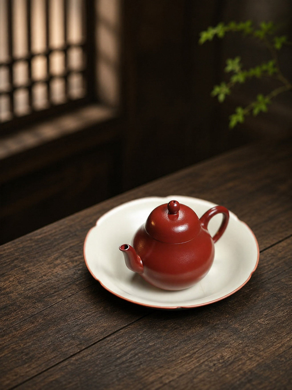 Handmade Pear-Shaped Yixing Zisha Teapot – Zhuni Clay, 120ml