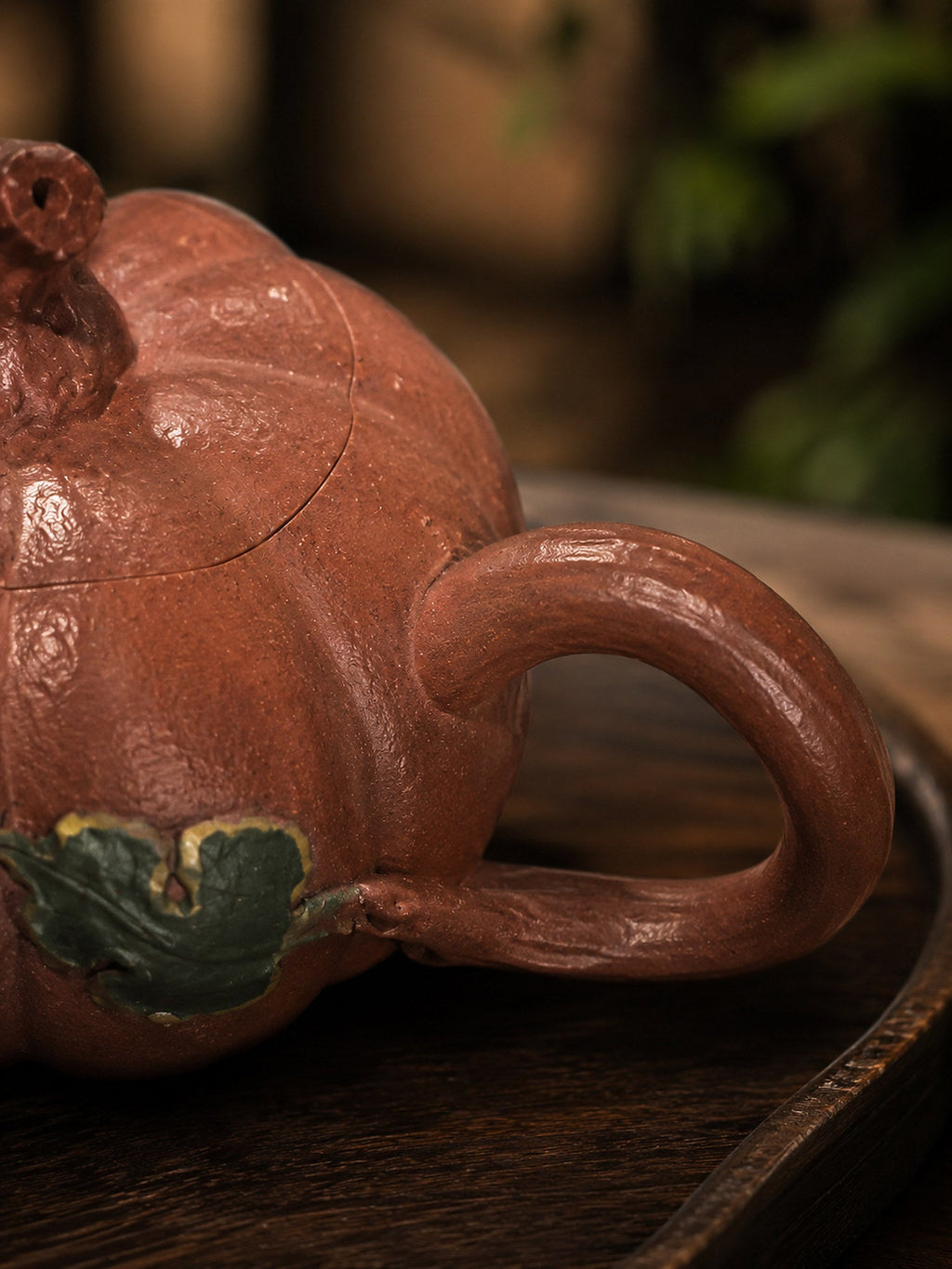 Pumpkin Form Yixing Zisha Teapot – Jiangponi Clay, 120ml