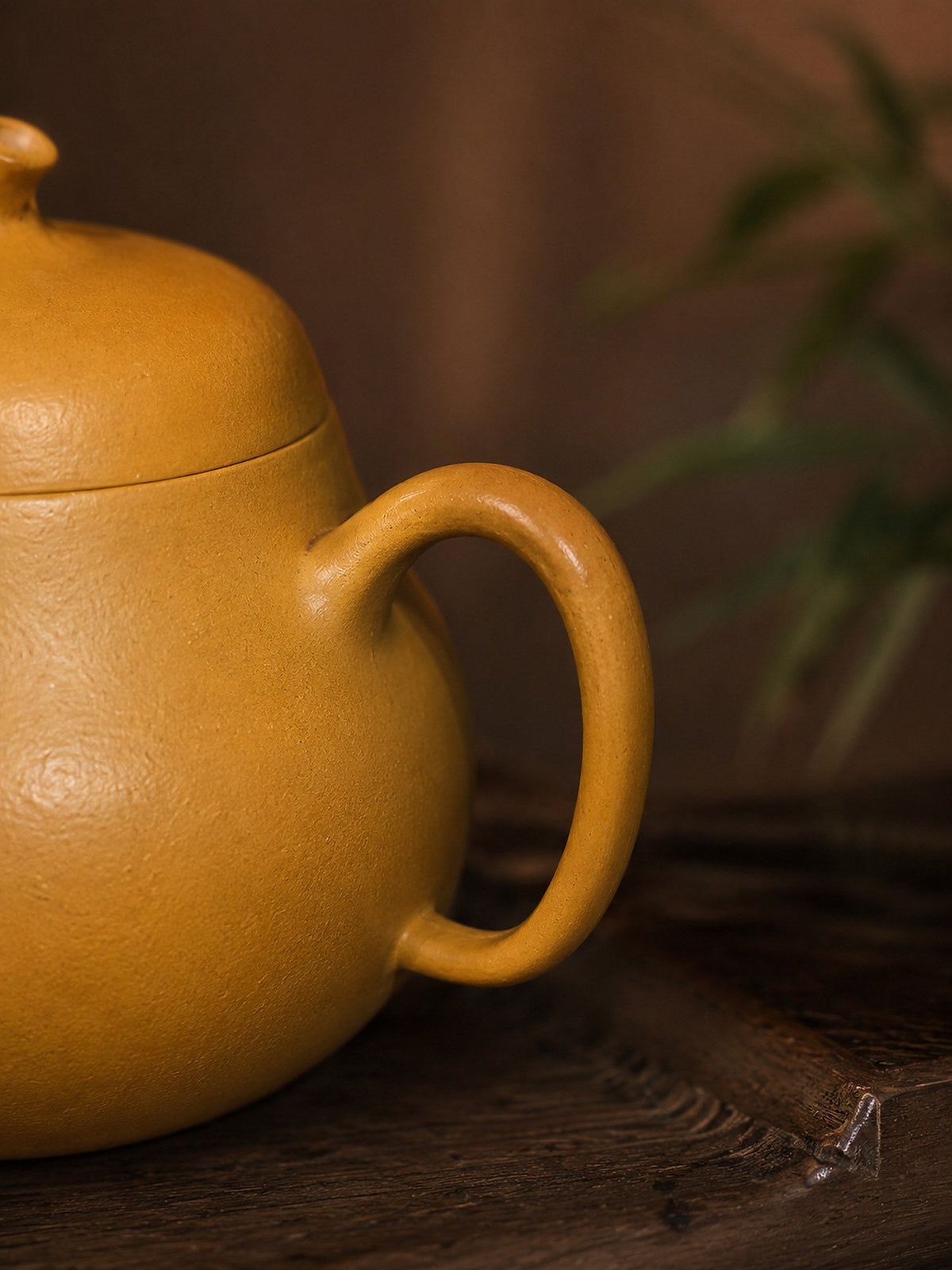 Qie Gua Yixing Zisha Teapot – Golden Duanni Clay, 100ml