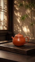 Qie Gua Yixing Zisha Teapot – Zhuni Clay, 50ml