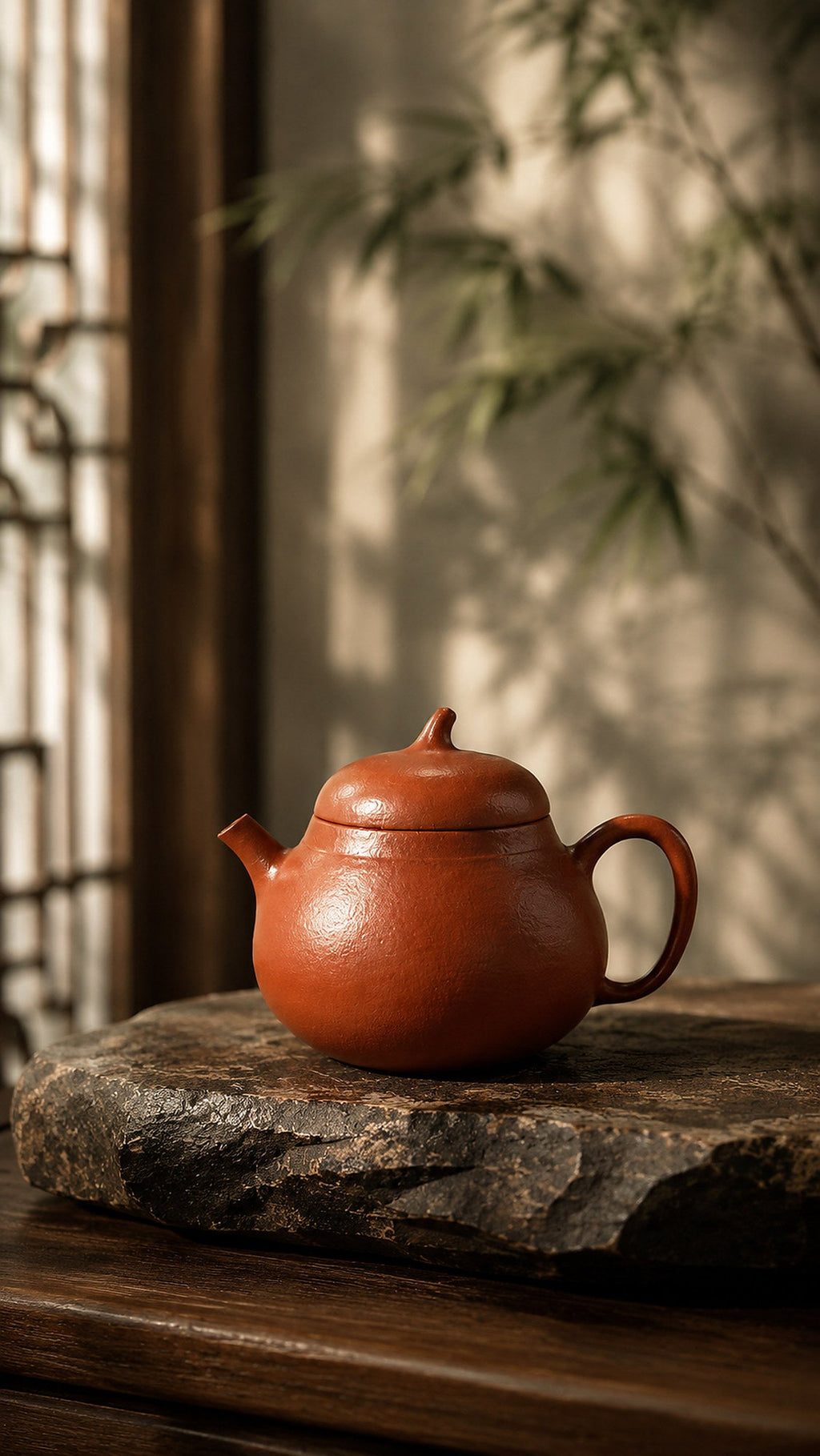 Qie Gua Yixing Zisha Teapot – Zhuni Clay, 50ml