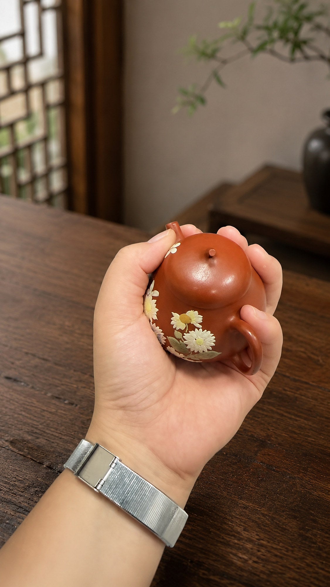 Qie Gua Yixing Zisha Teapot – Zhuni Clay, 80ml – No. 042