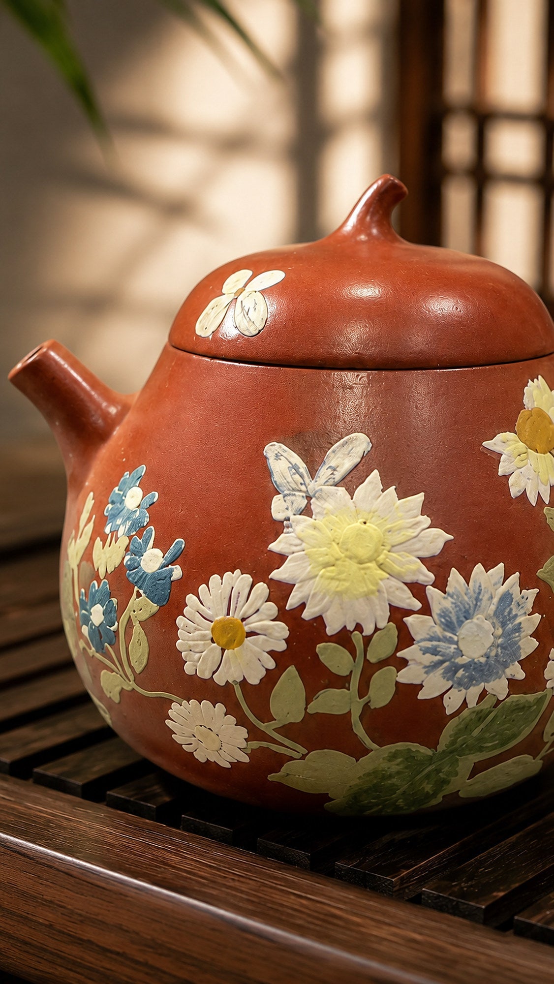Qie Gua Yixing Zisha Teapot – Zhuni Clay, 80ml – No. 042