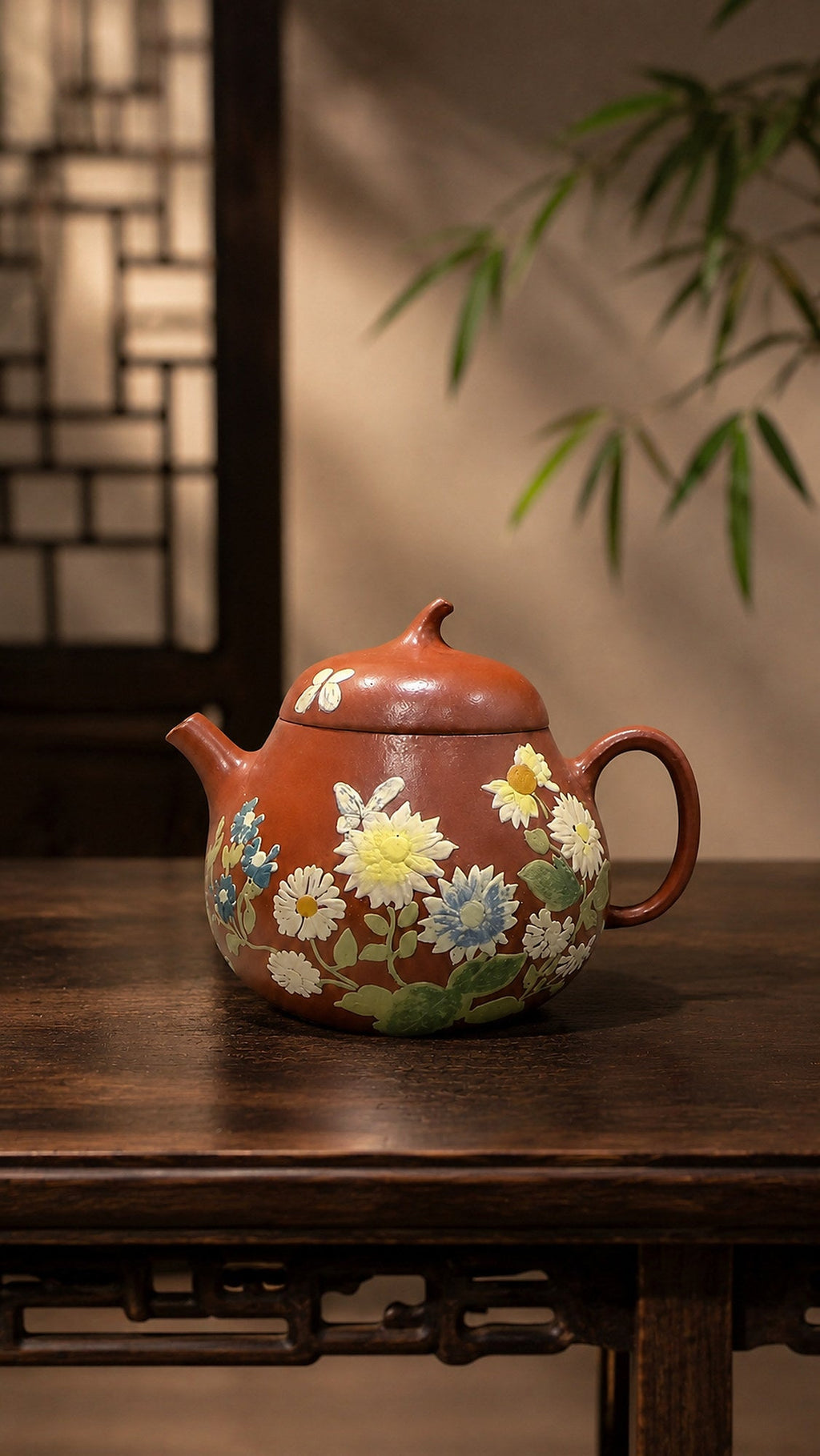 Qie Gua Yixing Zisha Teapot – Zhuni Clay, 80ml – No. 042