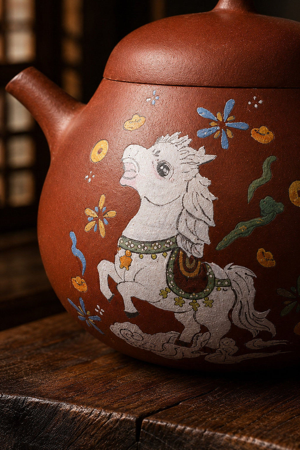 Qie Gua Yixing Zisha Teapot – Zhuni Clay, 80ml – No. 043