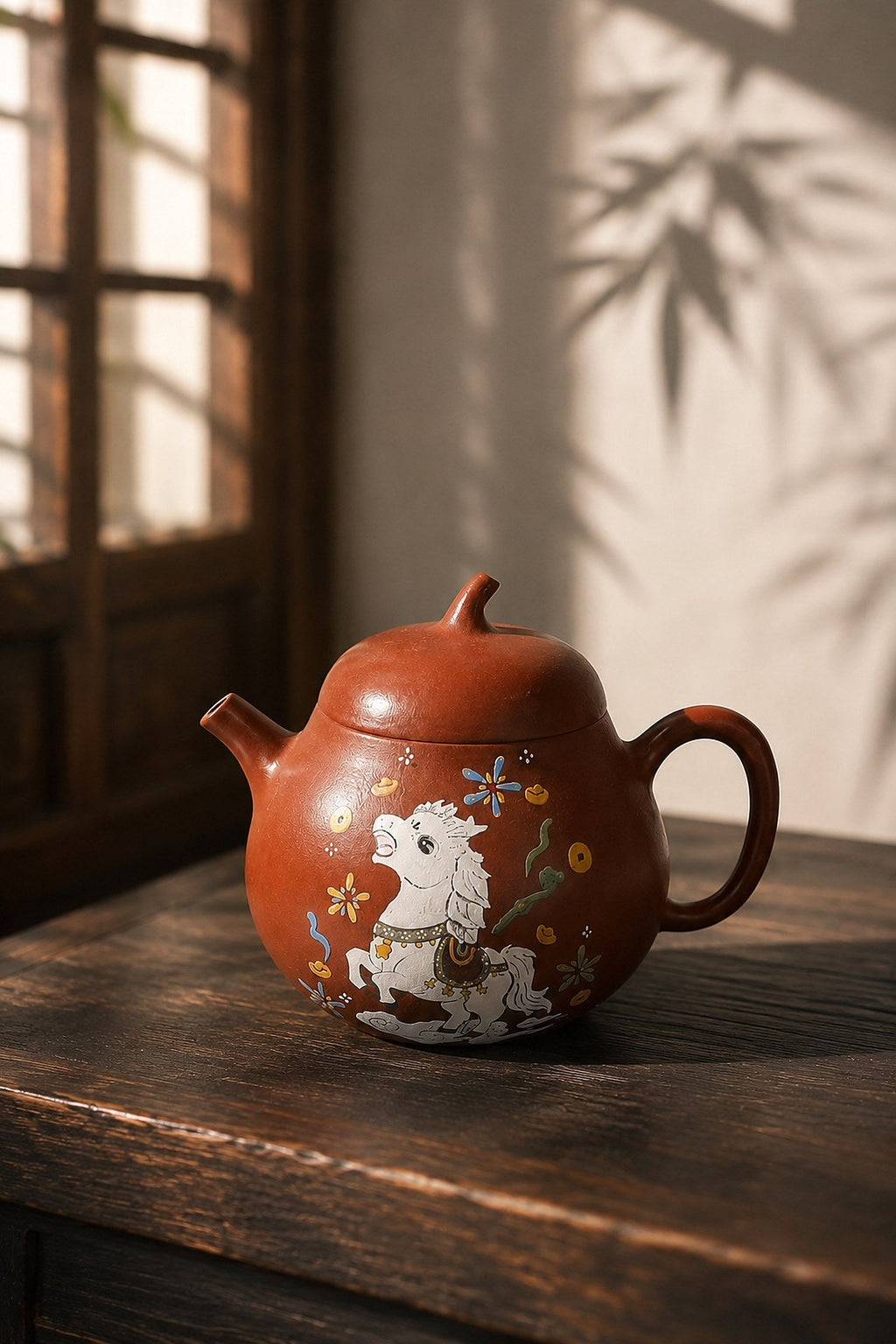 Qie Gua Yixing Zisha Teapot – Zhuni Clay, 80ml – No. 043