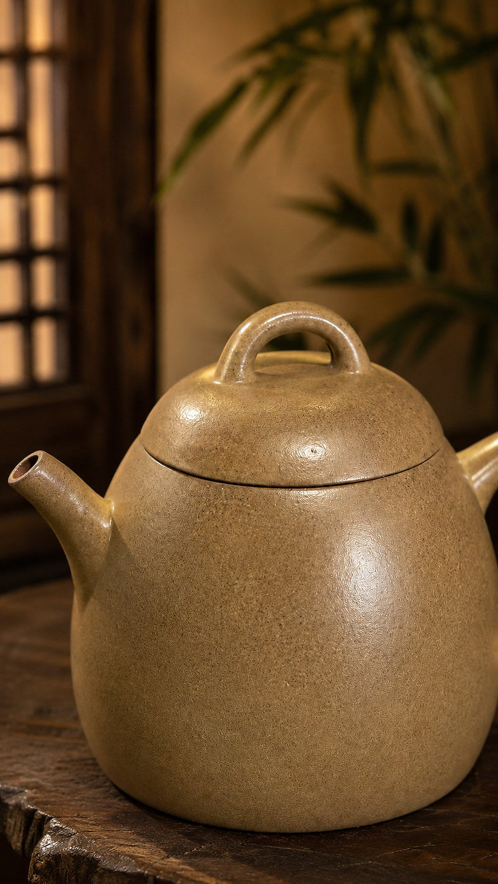Qinquan Yixing Zisha Teapot – Benshan Luni Clay, 100ml