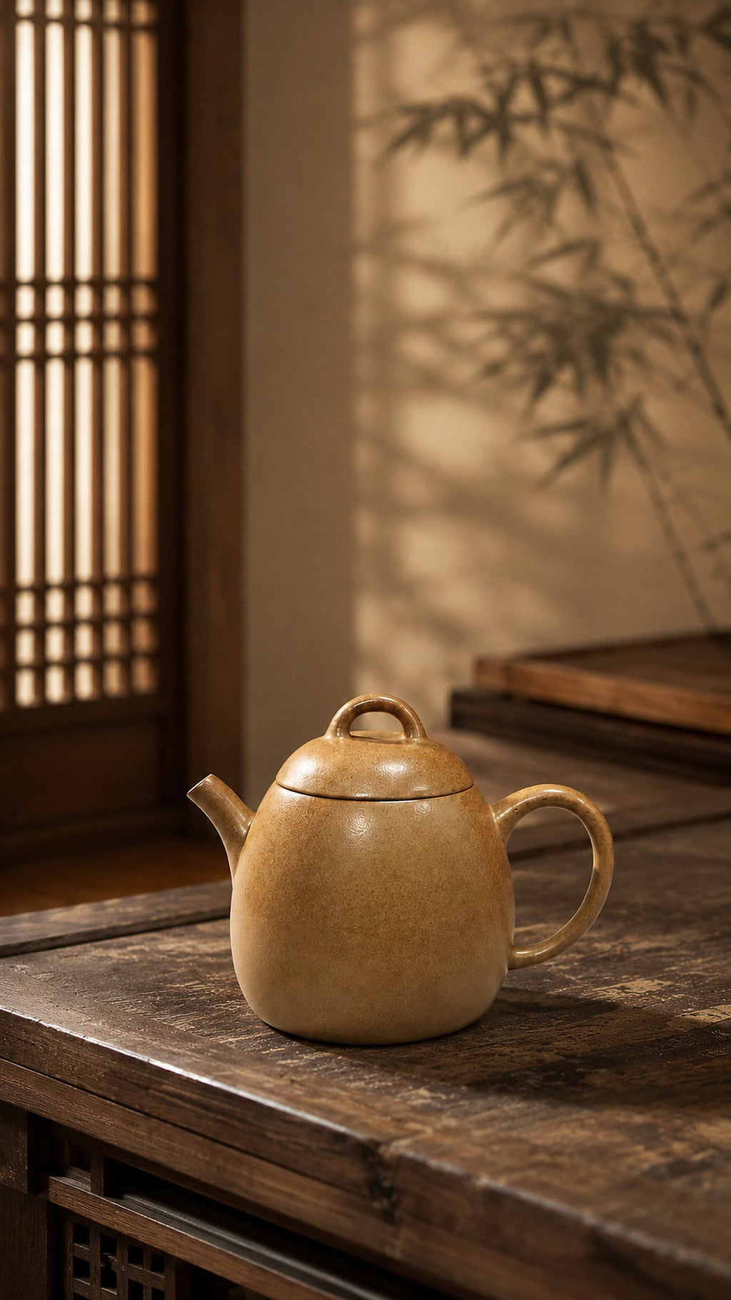Qinquan Yixing Zisha Teapot – Benshan Luni Clay, 100ml