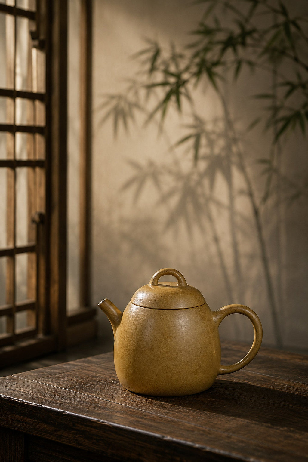 Qinquan Yixing Zisha Teapot – Benshan Luni Clay, 100ml