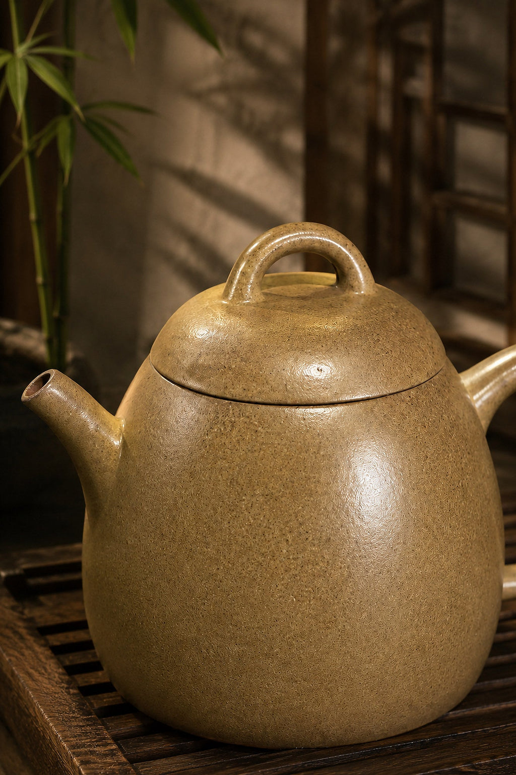 Qinquan Yixing Zisha Teapot – Benshan Luni Clay, 100ml