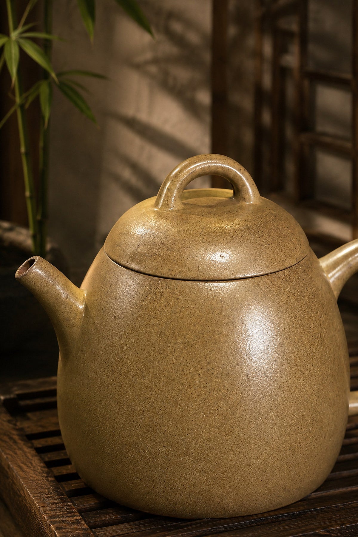 Qinquan Yixing Zisha Teapot – Benshan Luni Clay, 100ml