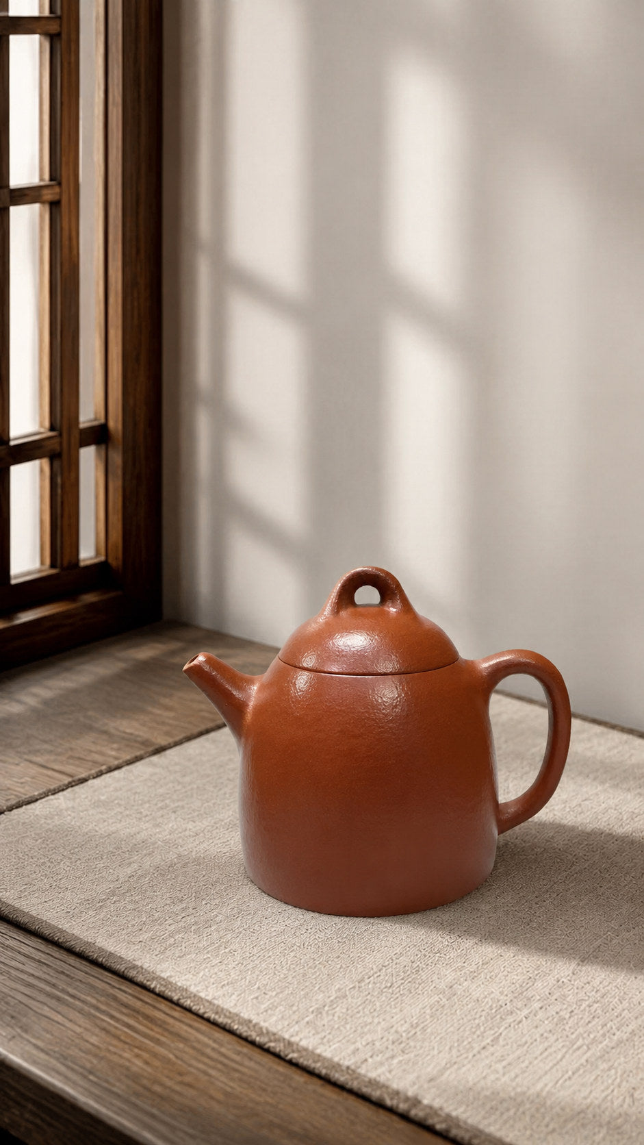 Handmade Qinquan Yixing Zisha Teapot – Jiangponi Clay, 140ml