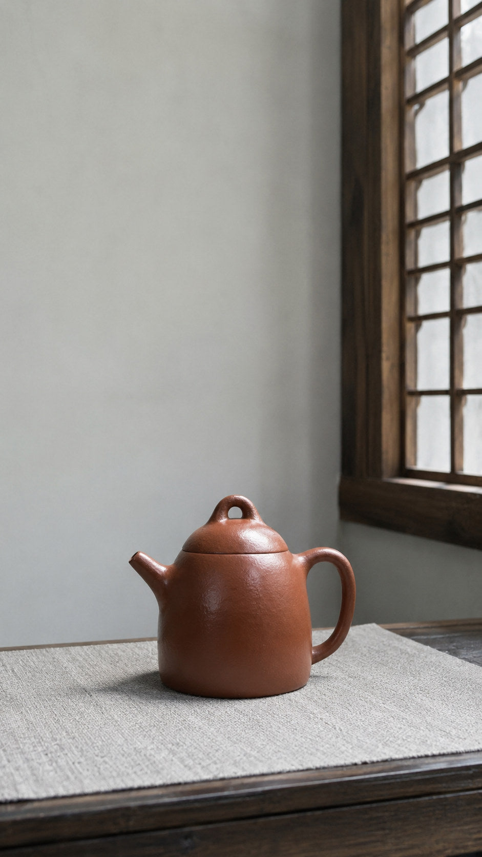 Handmade Qinquan Yixing Zisha Teapot – Jiangponi Clay, 140ml