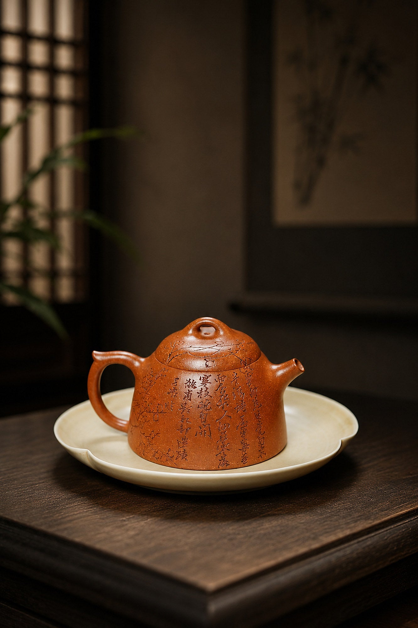 Qinquan Yixing Zisha Teapot – Jiangponi Clay, 150ml