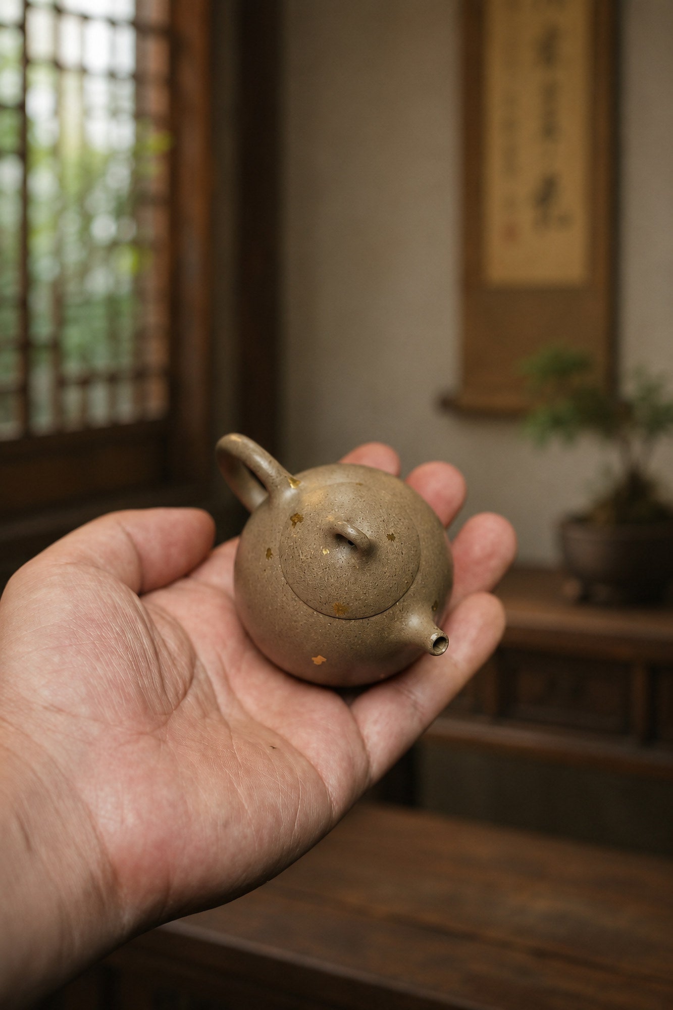 Qinquan Yixing Zisha Teapot – Qing Jiangponi Clay, 75ml