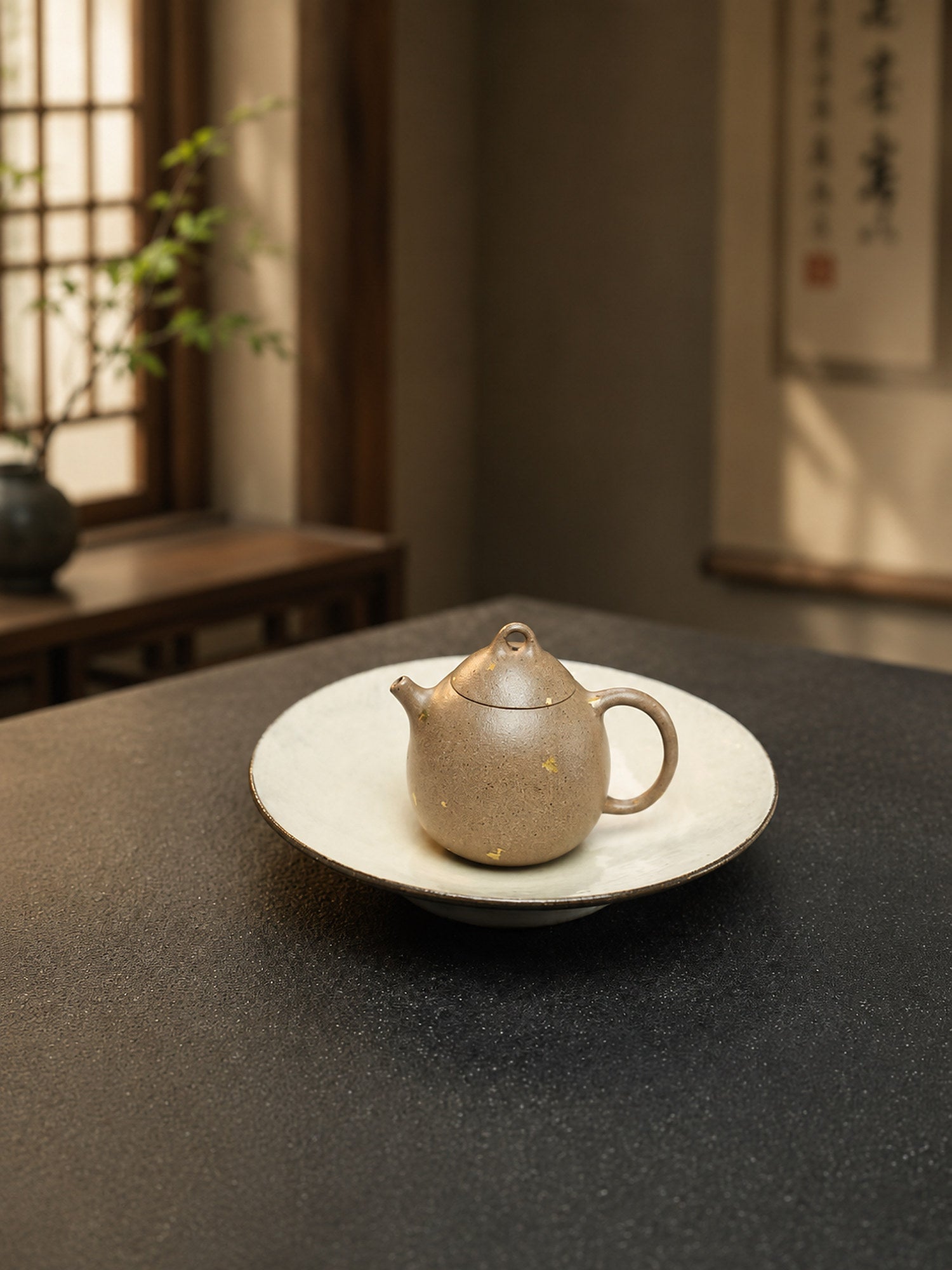 Qinquan Yixing Zisha Teapot – Qing Jiangponi Clay, 75ml