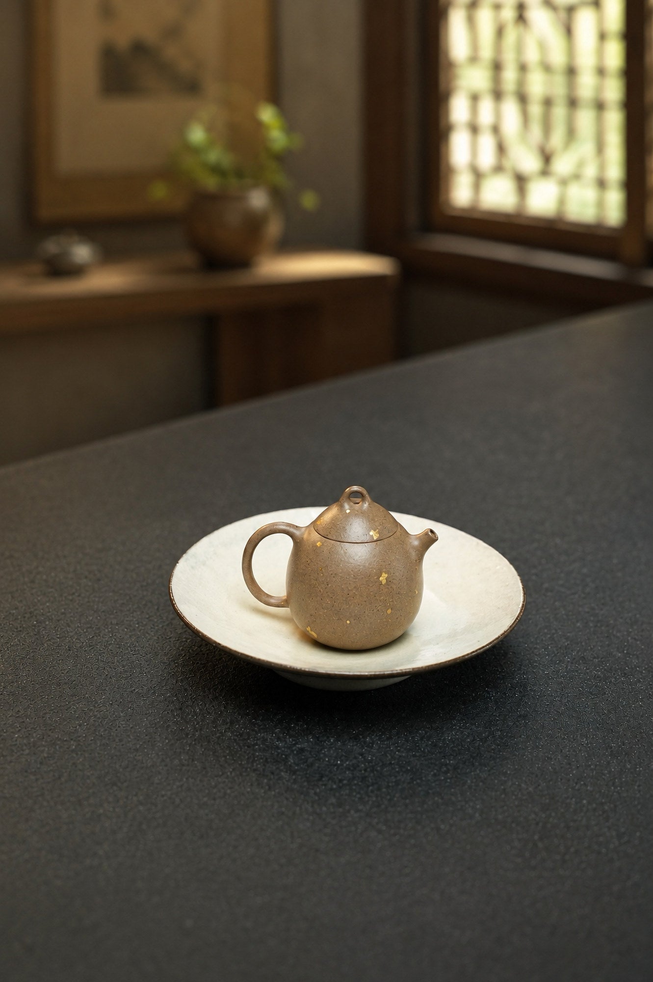 Qinquan Yixing Zisha Teapot – Qing Jiangponi Clay, 75ml