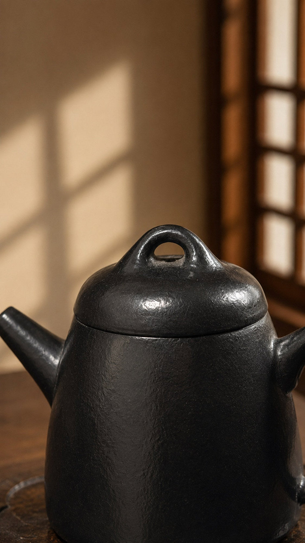 Qinquan Yixing Zisha Teapot – Reduction-Fired Zhuni Clay, 90ml