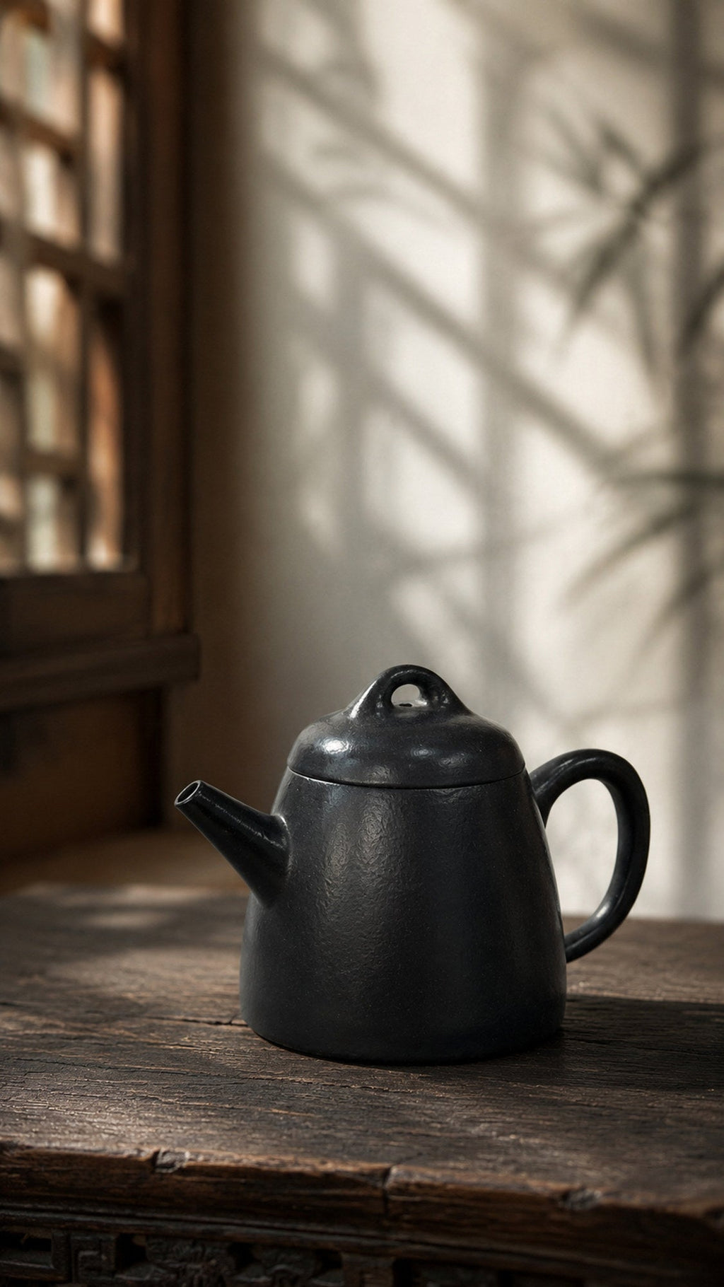 Qinquan Yixing Zisha Teapot – Reduction-Fired Zhuni Clay, 90ml
