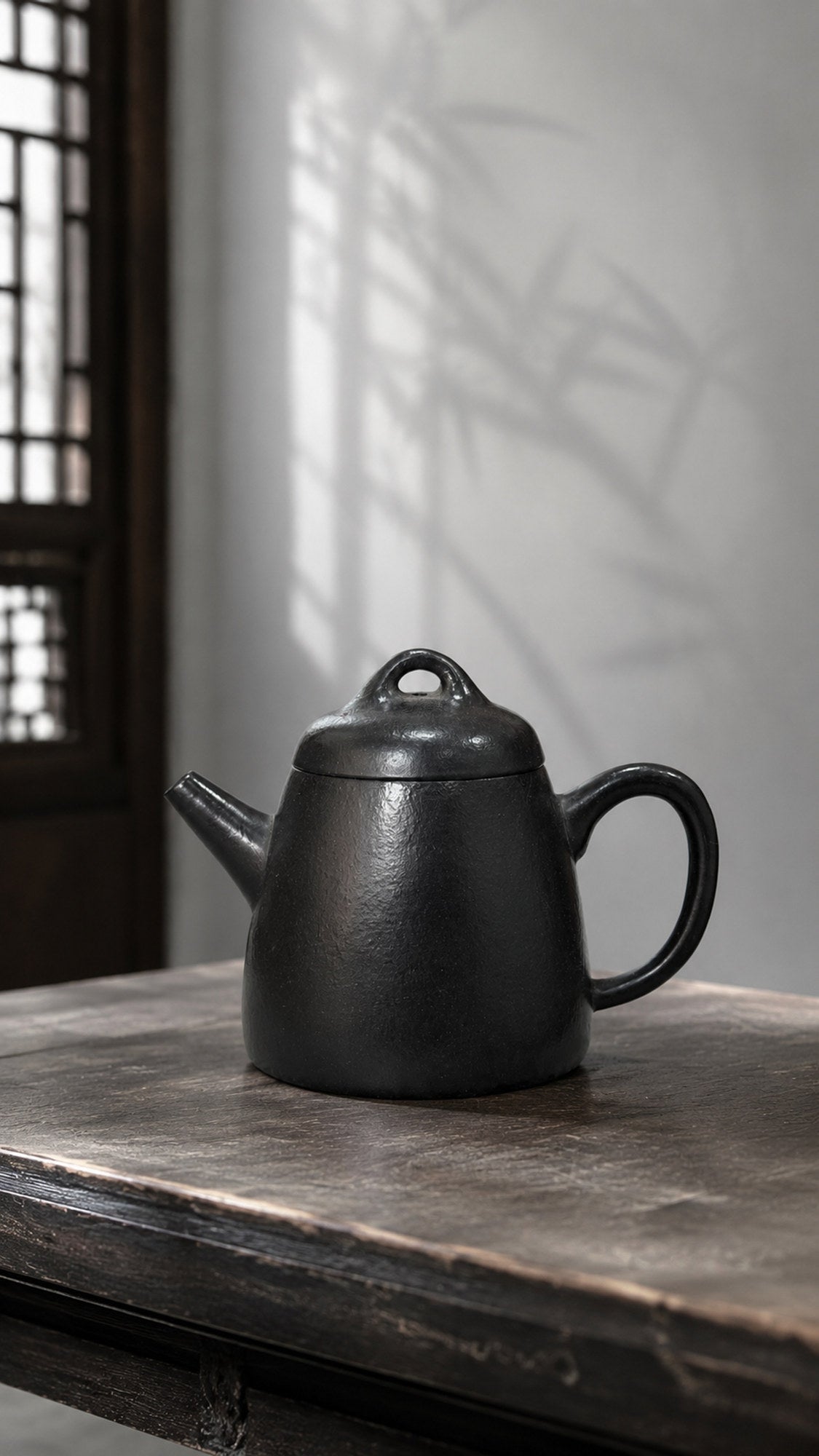 Qinquan Yixing Zisha Teapot – Reduction-Fired Zhuni Clay, 90ml