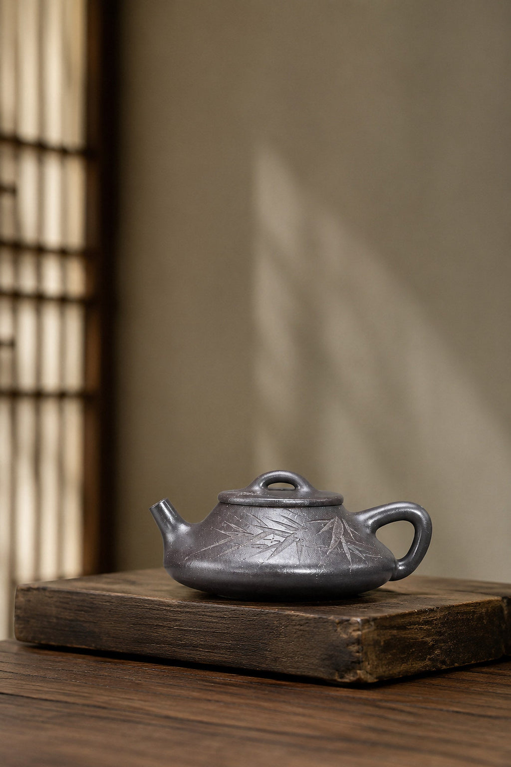 Handmade Qu Piao Yixing Zisha Teapot – Tianqingni Clay, 140ml