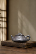 Handmade Qu Piao Yixing Zisha Teapot – Tianqingni Clay, 140ml