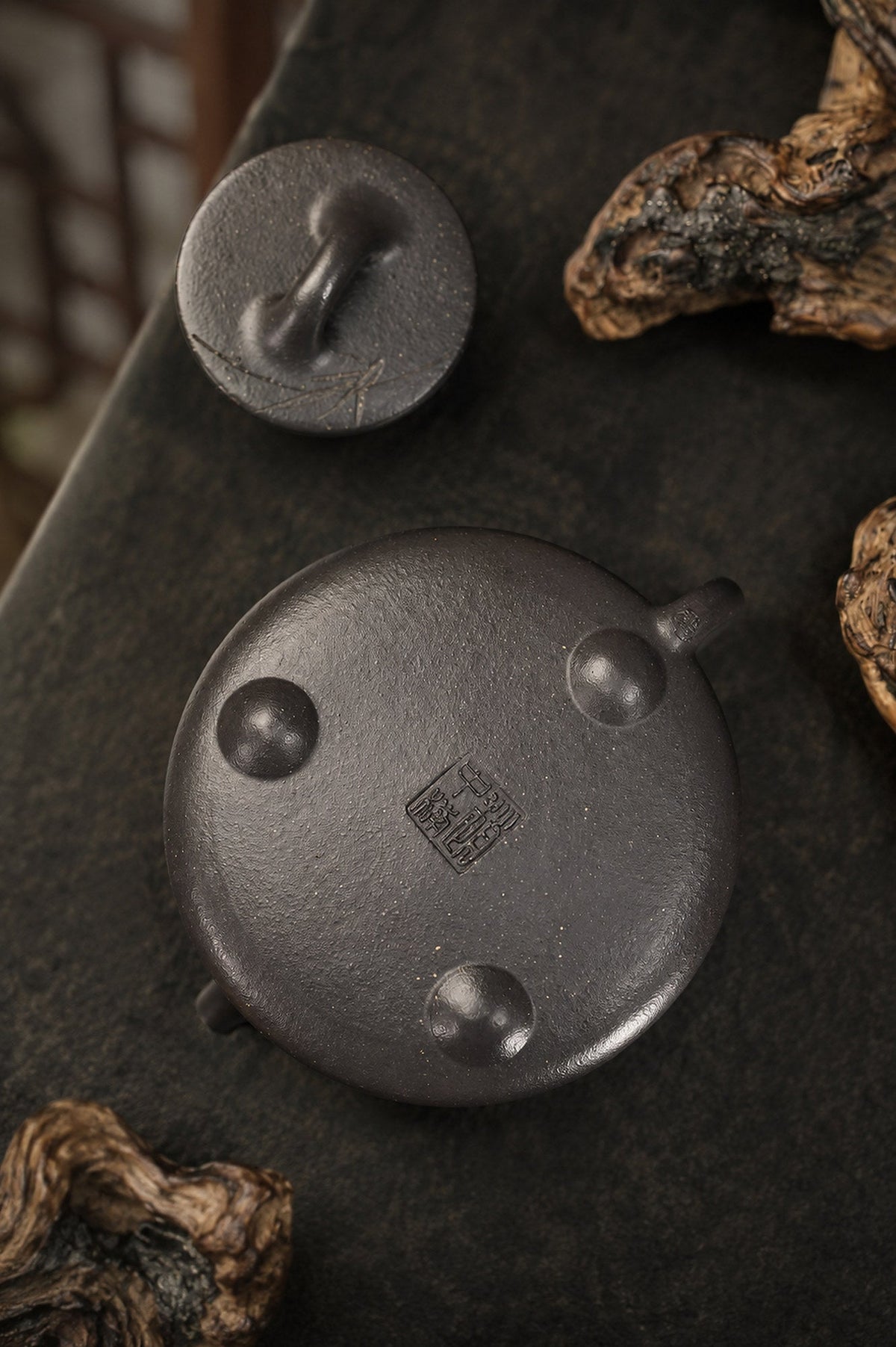 Handmade Qu Piao Yixing Zisha Teapot – Tianqingni Clay, 140ml