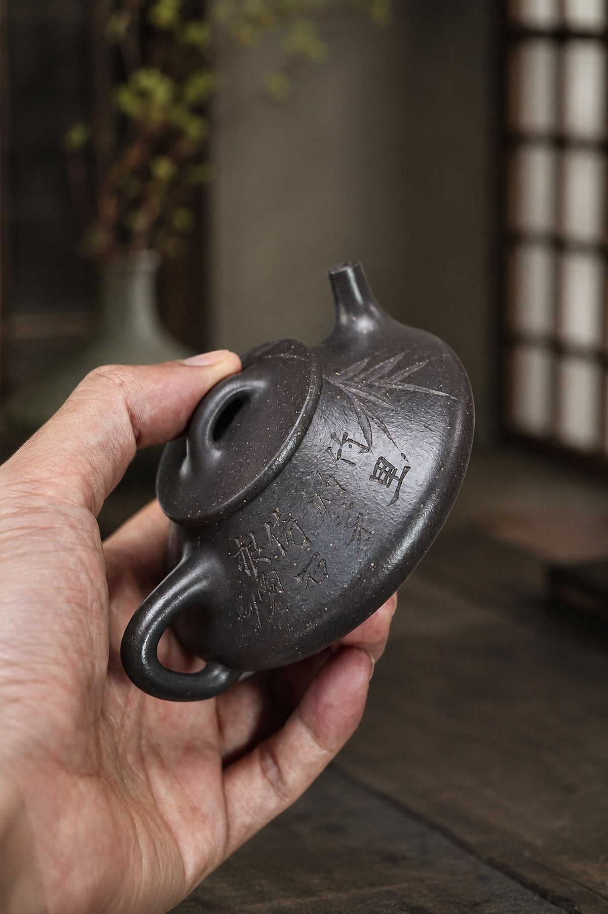 Handmade Qu Piao Yixing Zisha Teapot – Tianqingni Clay, 140ml