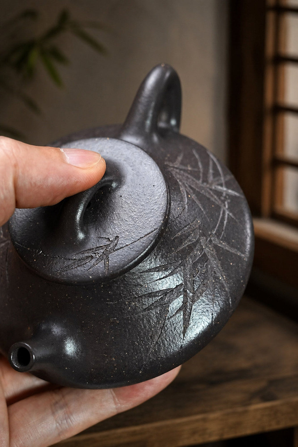 Handmade Qu Piao Yixing Zisha Teapot – Tianqingni Clay, 140ml