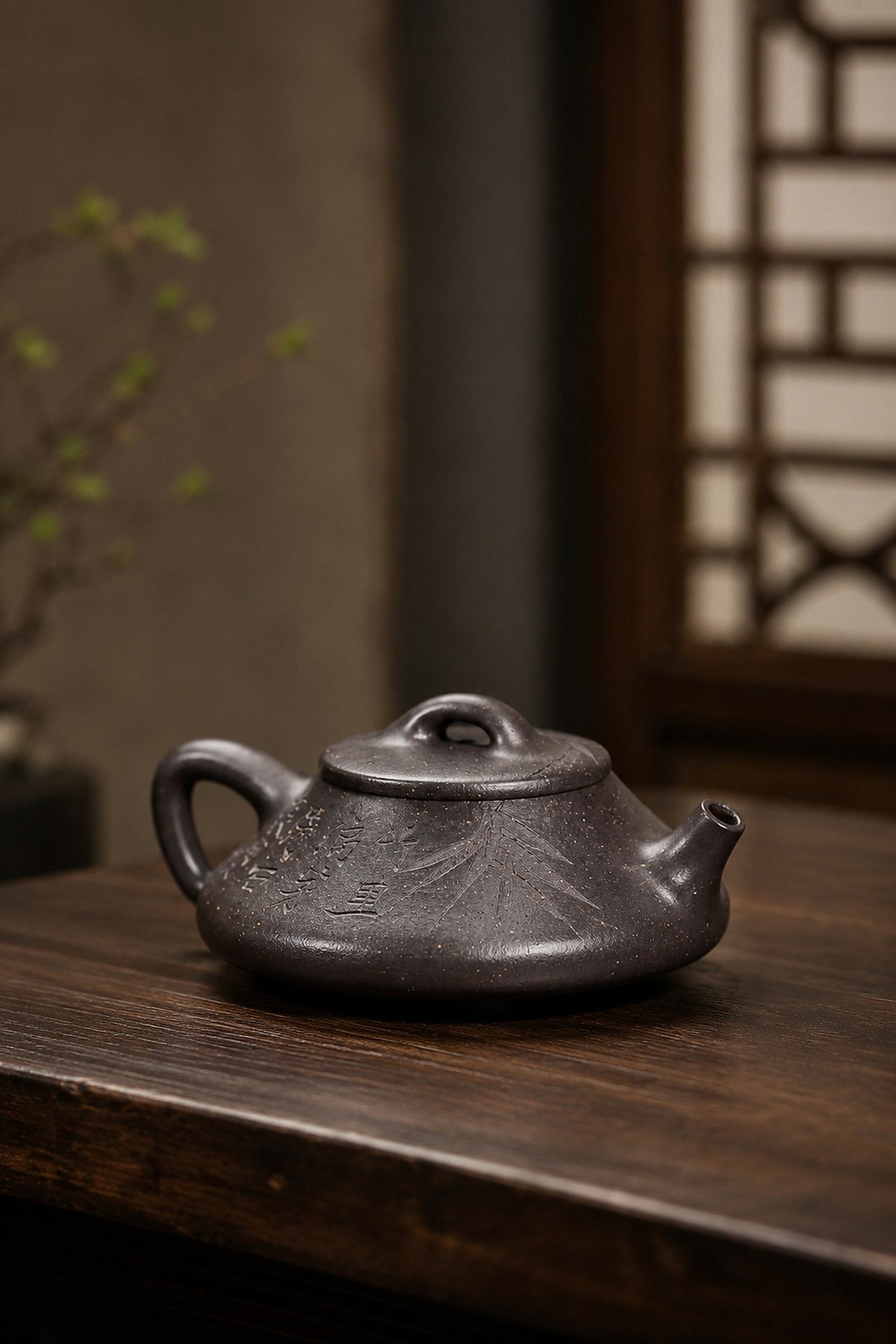 Handmade Qu Piao Yixing Zisha Teapot – Tianqingni Clay, 140ml