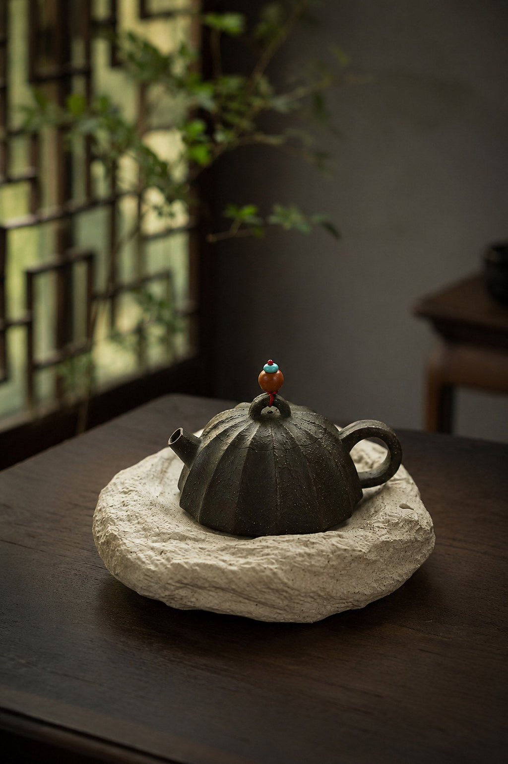 Handmade Qinquan Yixing Zisha Teapot – Aged Zini Clay, 80ml