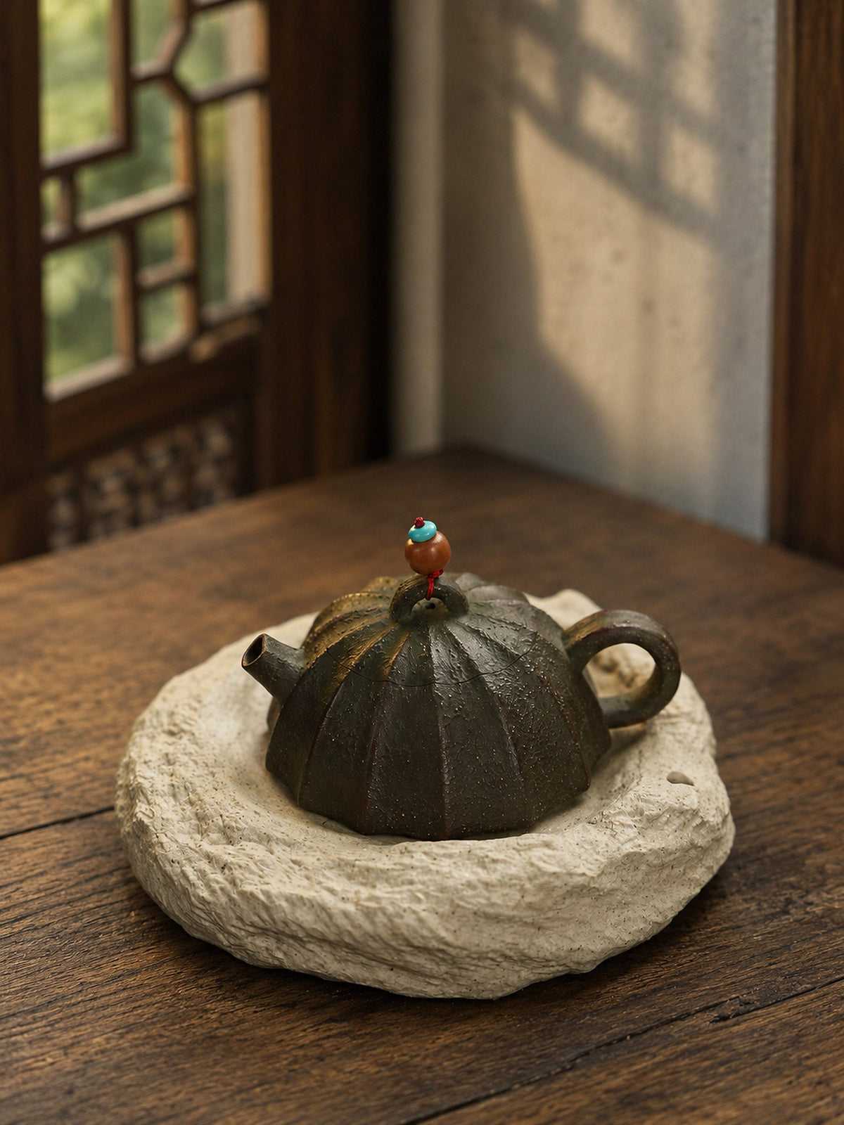 Handmade Qinquan Yixing Zisha Teapot – Aged Zini Clay, 80ml