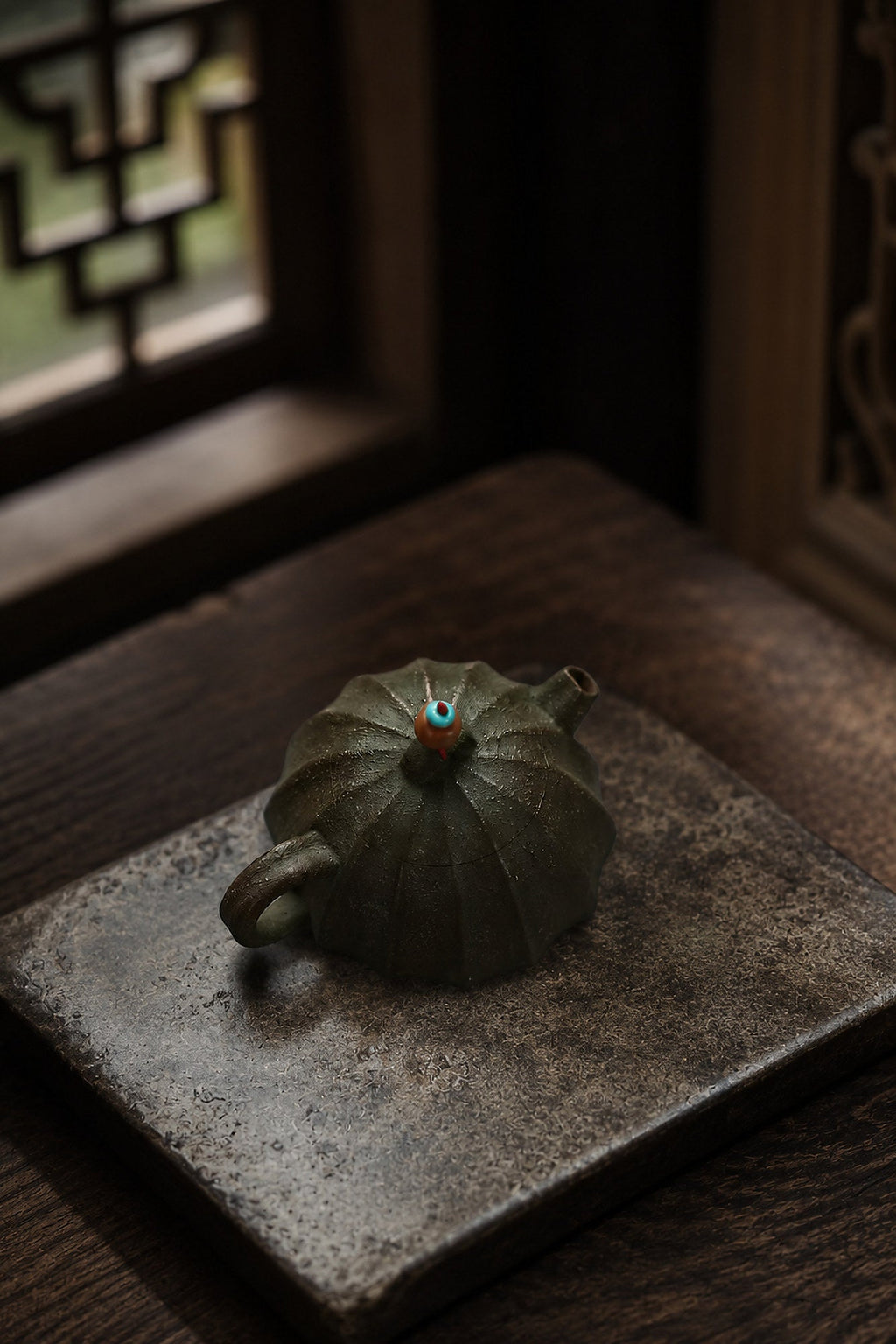 Handmade Qinquan Yixing Zisha Teapot – Aged Zini Clay, 80ml