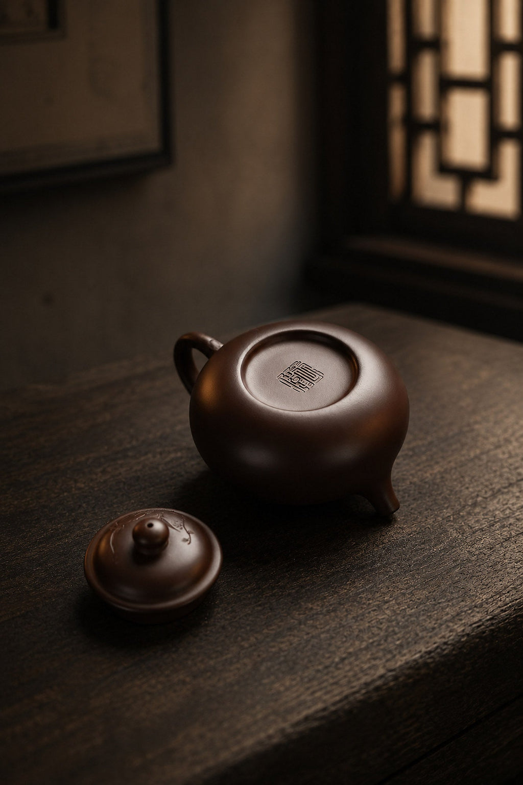 Rongtian Yixing Zisha Teapot – Aged Zini Clay, 150ml