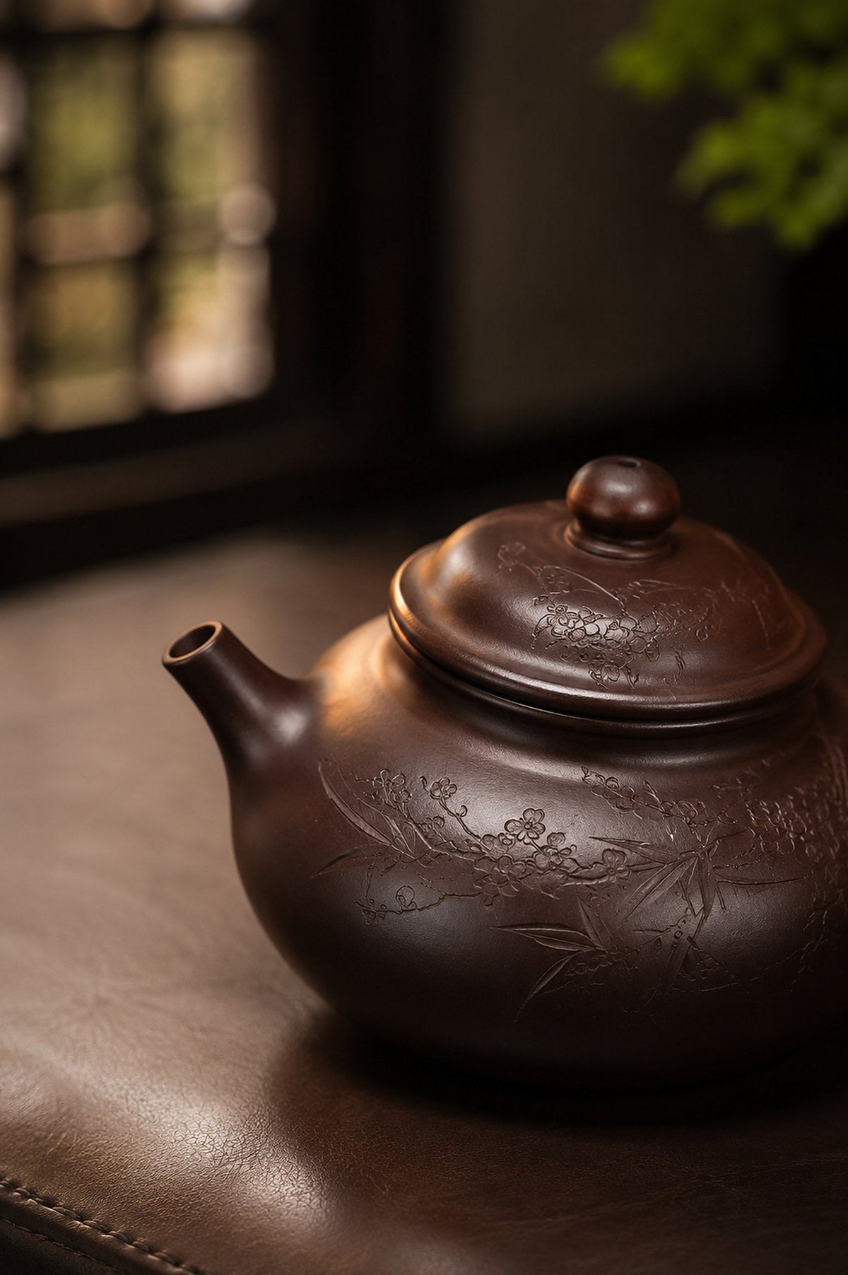 Rongtian Yixing Zisha Teapot – Aged Zini Clay, 150ml