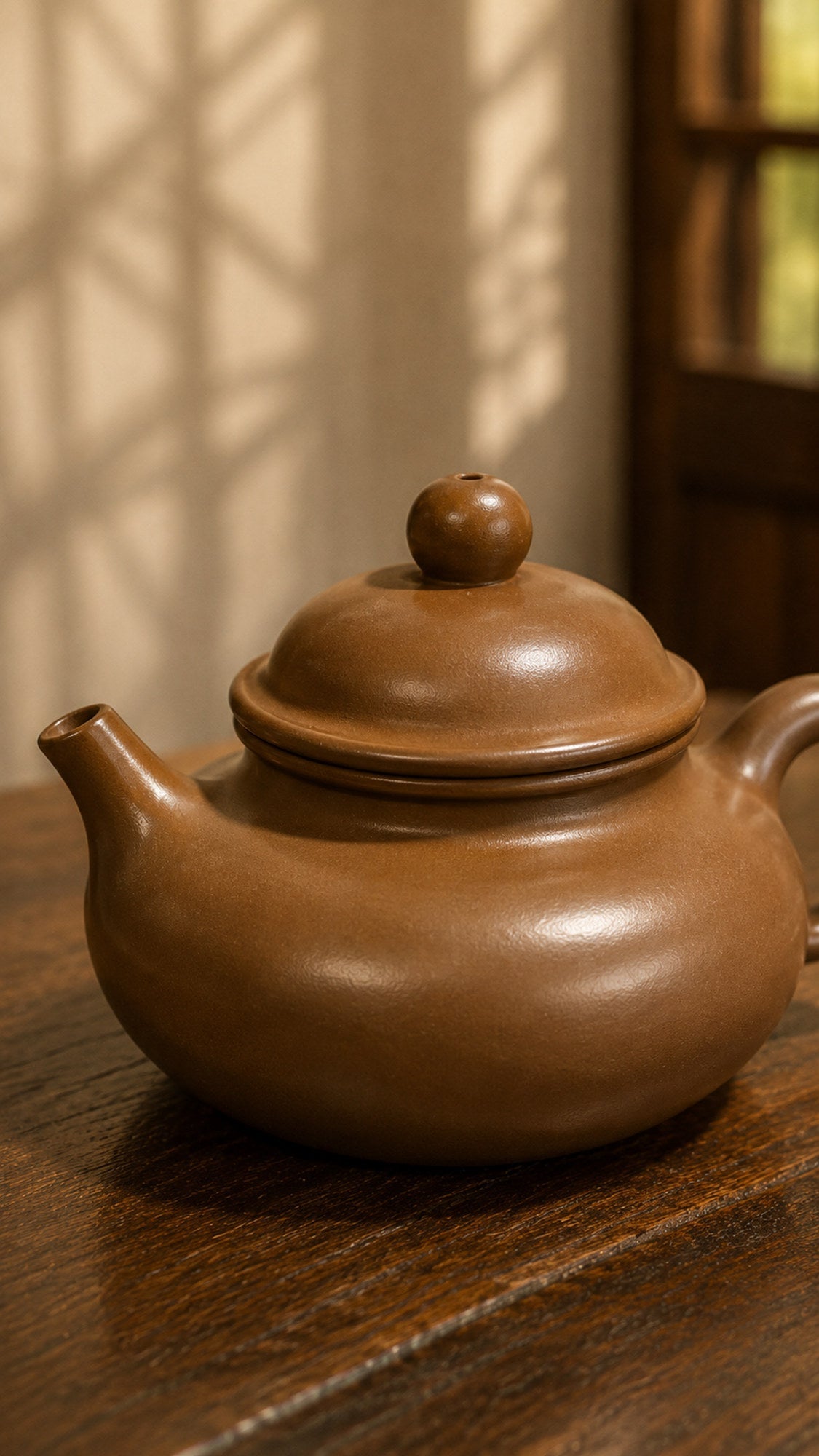 Handmade Rongtian Yixing Zisha Teapot – Chijin Zini Clay, 140ml
