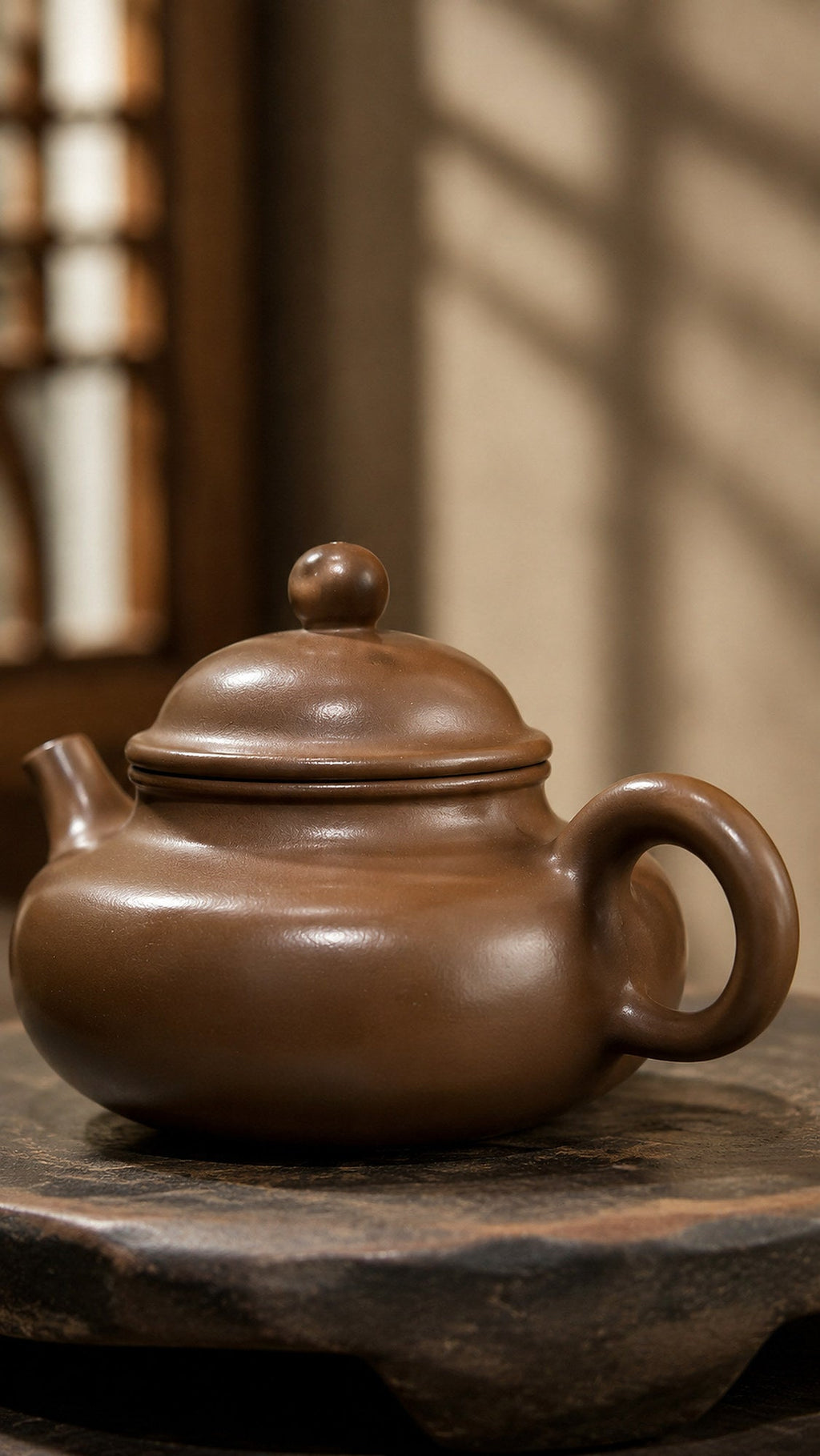 Handmade Rongtian Yixing Zisha Teapot – Chijin Zini Clay, 140ml