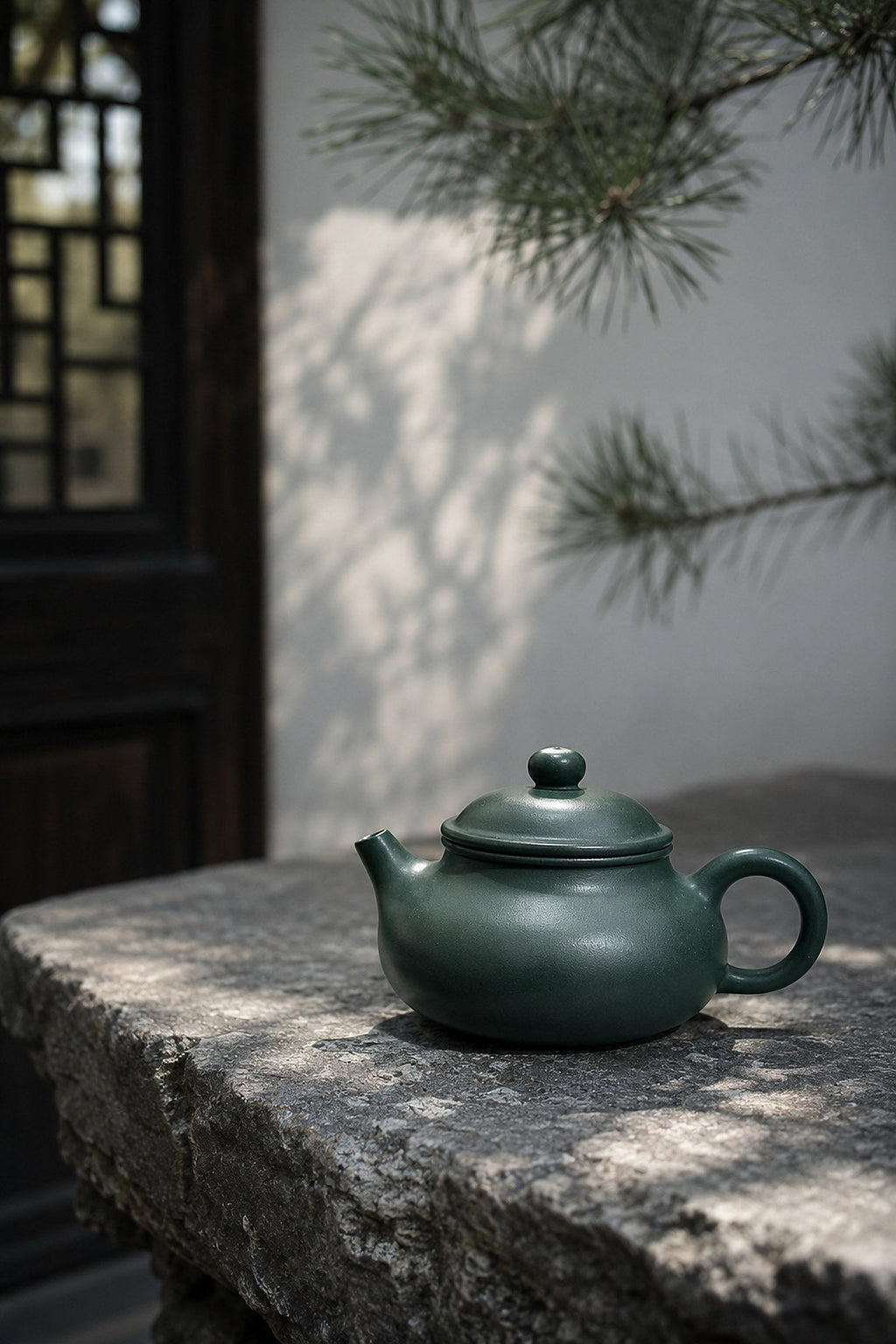 Handmade Rongtian Yixing Zisha Teapot – Luni Clay, 110ml