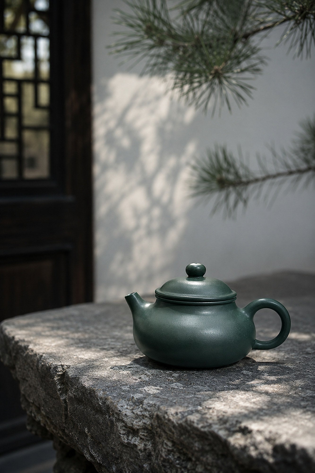 Handmade Rongtian Yixing Zisha Teapot – Luni Clay, 110ml
