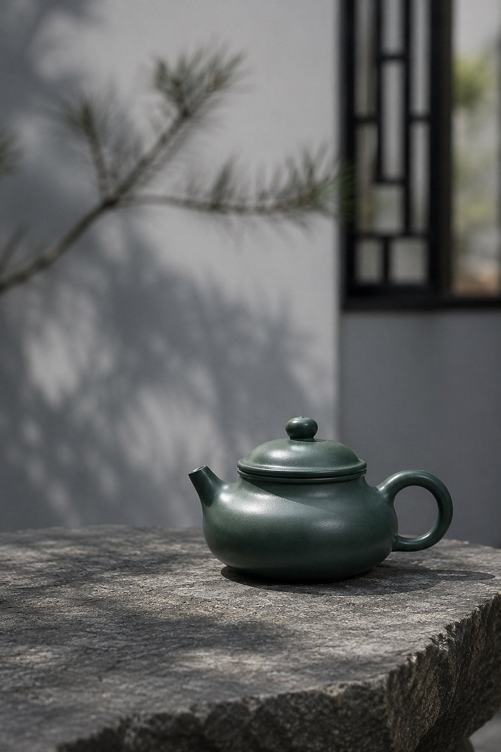 Handmade Rongtian Yixing Zisha Teapot – Luni Clay, 110ml