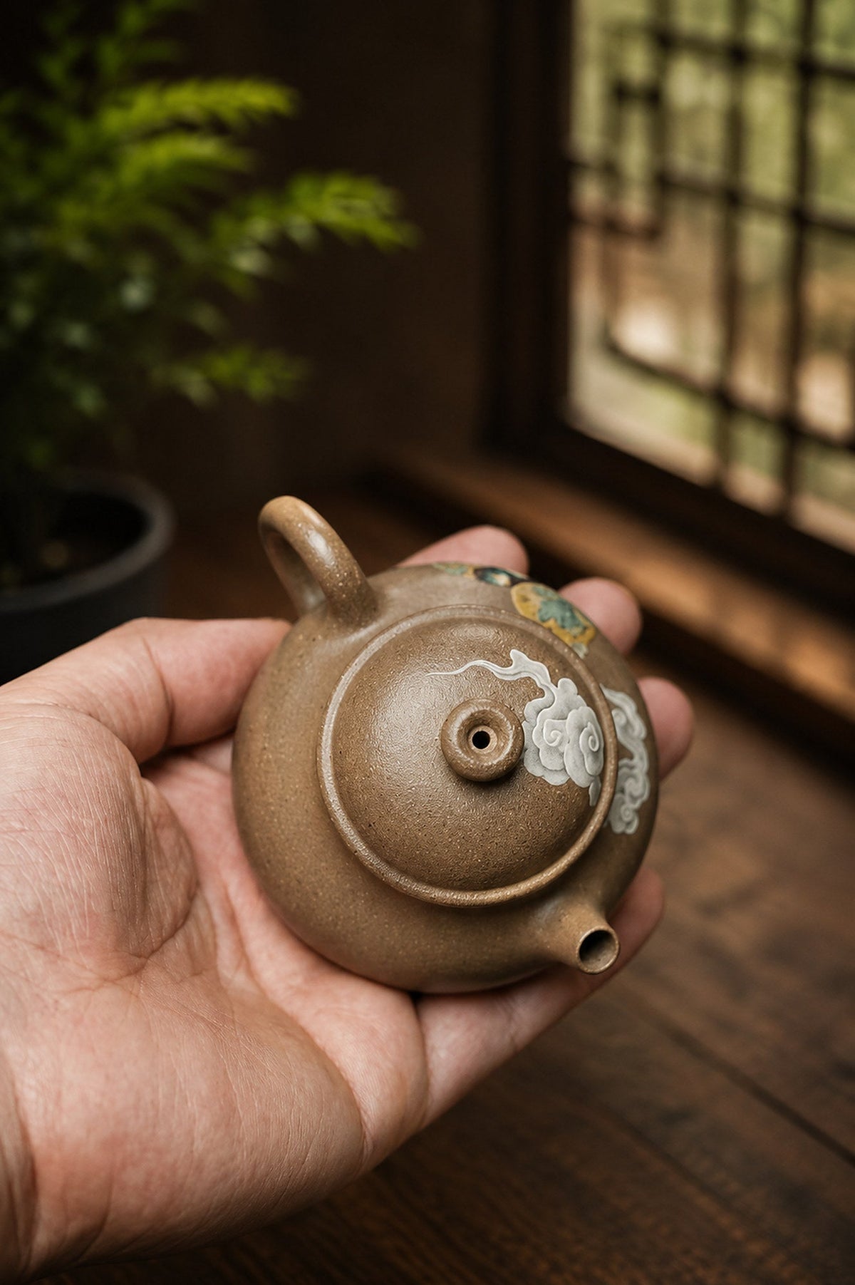 Rongtian Yixing Zisha Teapot – Qing Jiangponi Clay, 100ml